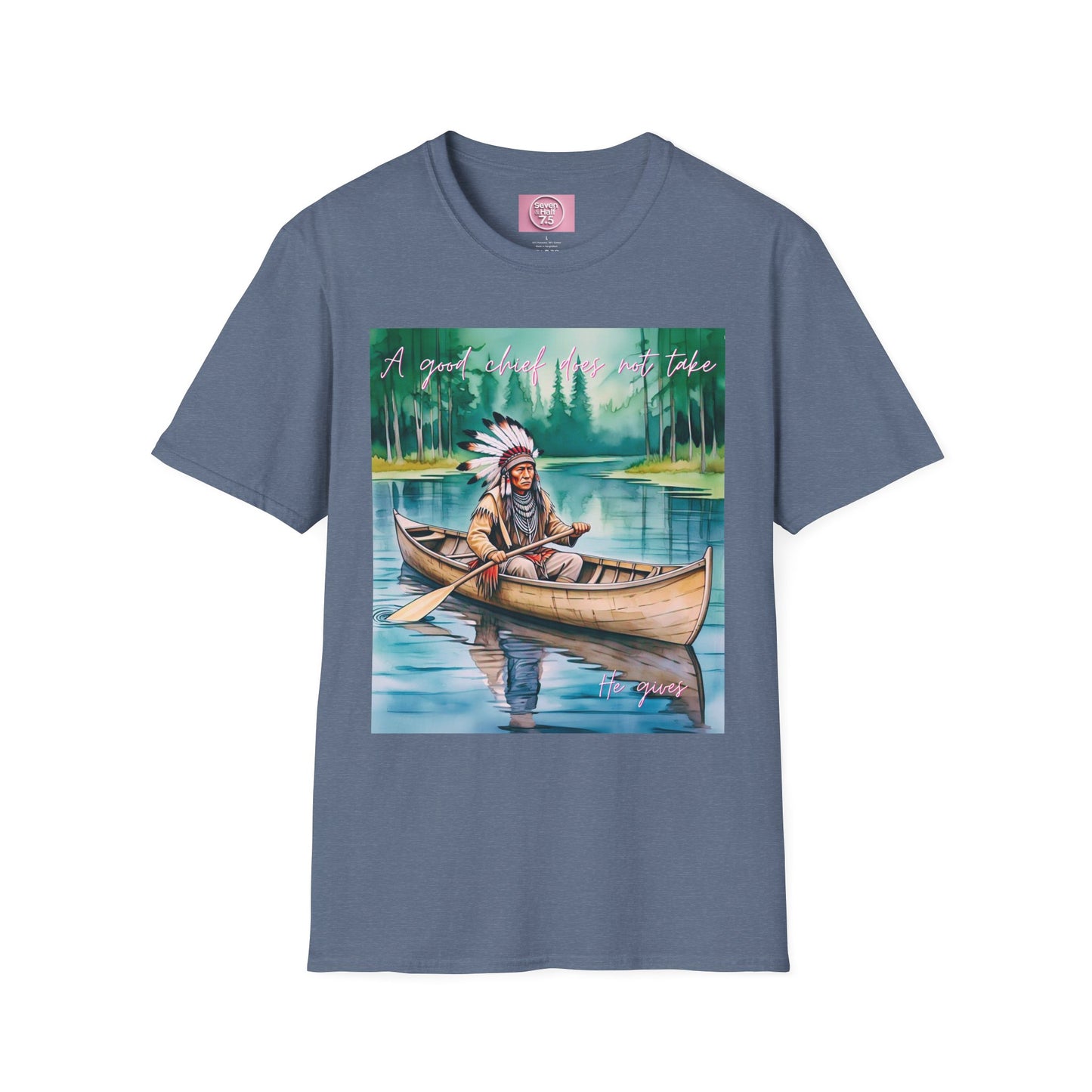 Adventure-Inspired Unisex Softstyle T-Shirt - Canoe Design
