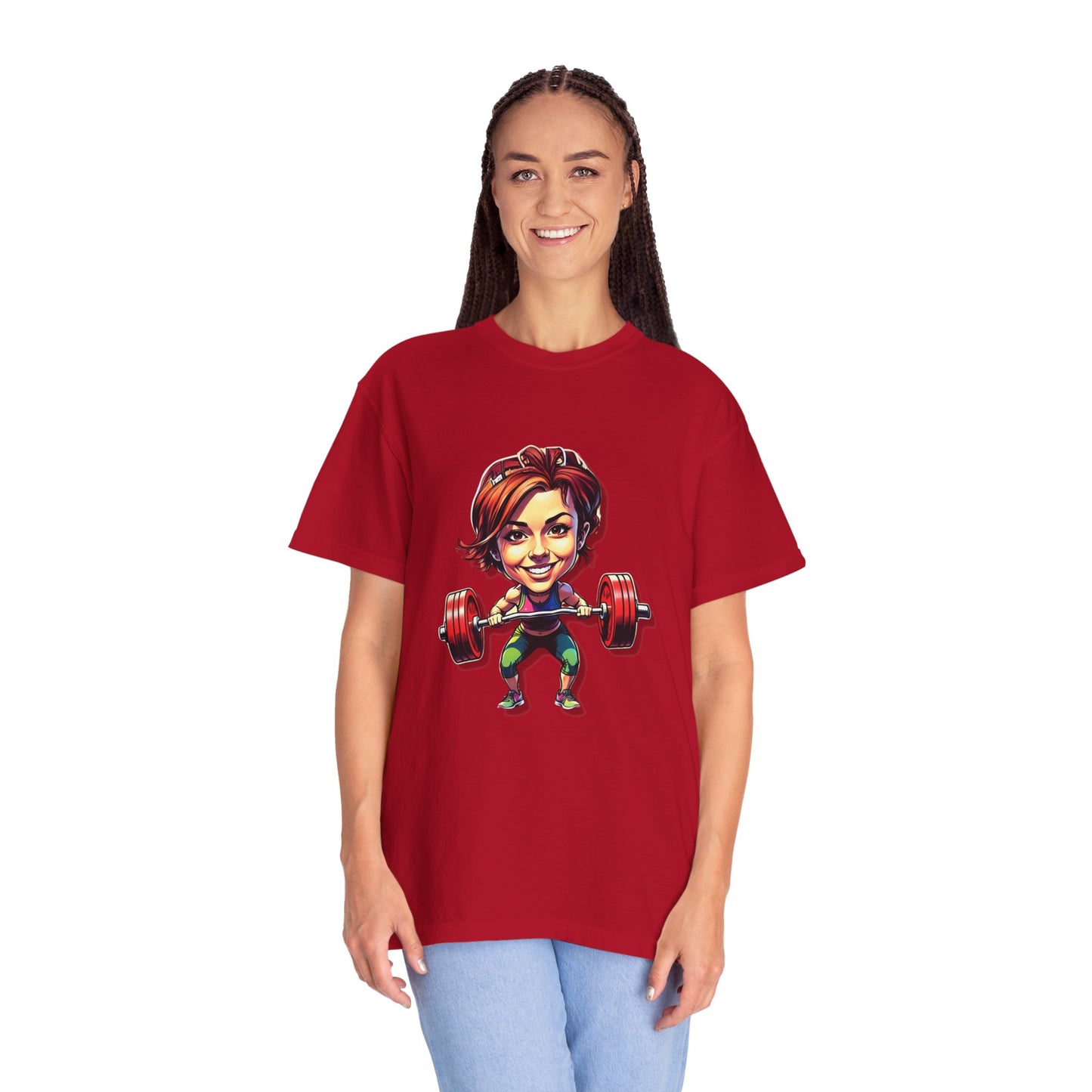 Funny Weightlifting T-Shirt for Fitness Lovers - Unisex Garment-Dyed Tee