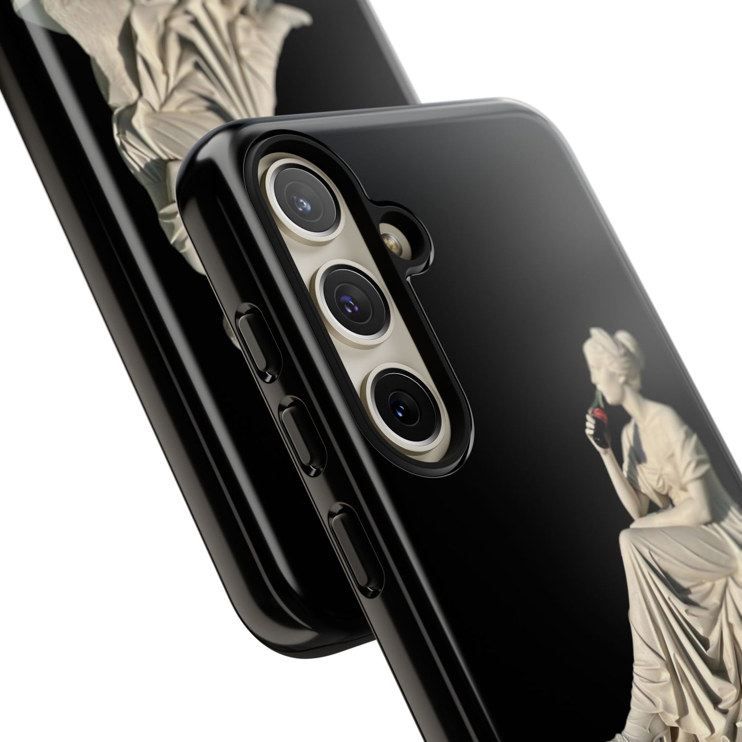Elegant Phone Case - Stylish Tough Case with Sculpture Design