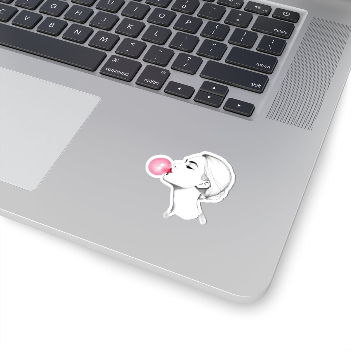 Chic Bubblegum Kiss-Cut Stickers for Creative Expression