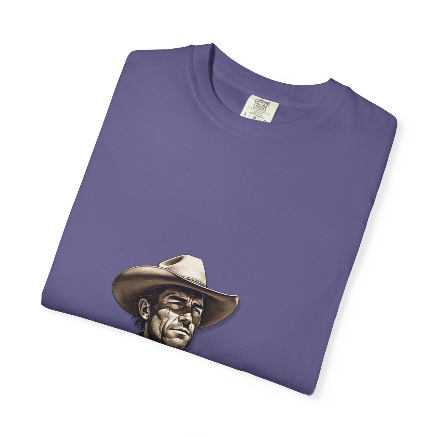 Rustic Cowboy Graphic T-Shirt for Western Aficionados