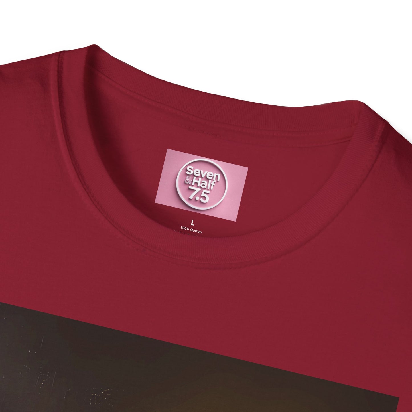 Artistic Guitarist Softstyle T-Shirt - Elegant Vintage Design