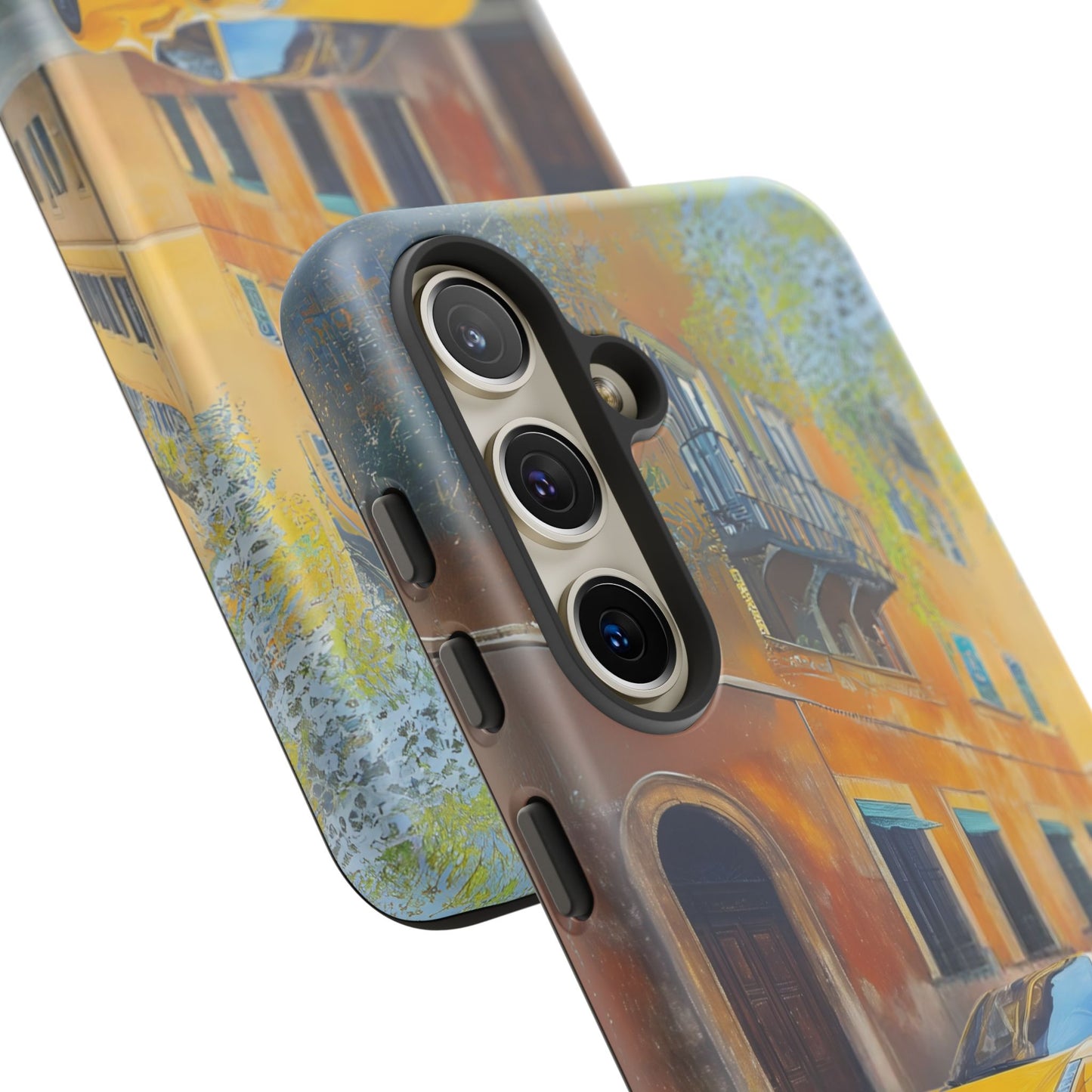 Ferrari Yellow Tough Phone Case - Stylish and Durable
