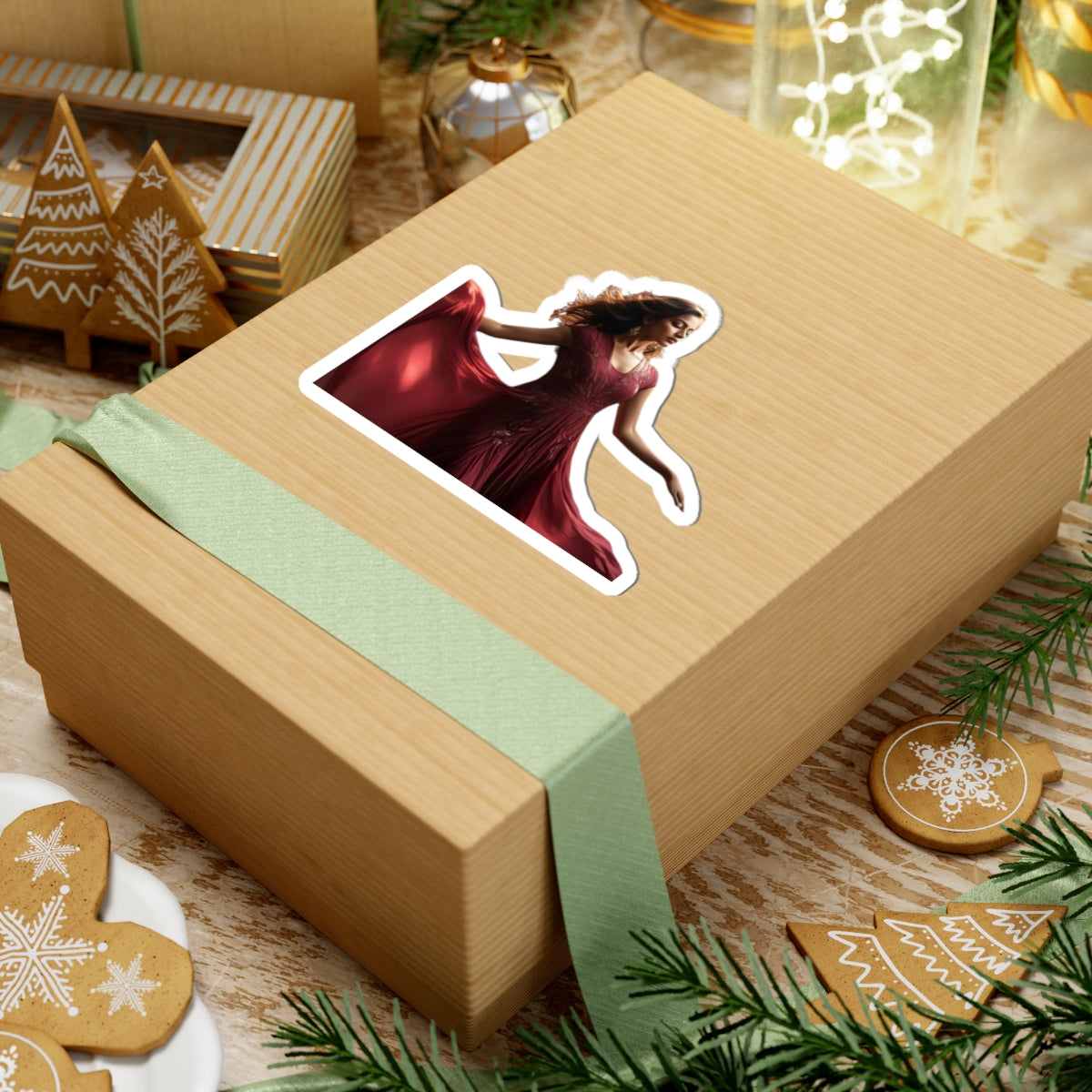 Elegant Dance Kiss-Cut Stickers | Perfect for Laptops & Journals | Stylish Decor for Fashion Lovers