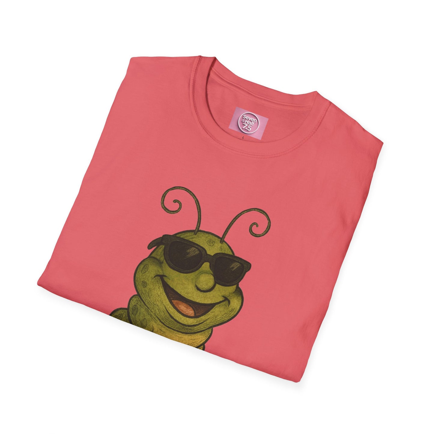 Cool Caterpillar Unisex Softstyle T-Shirt - Fun Graphic Tee for Kids and Adults