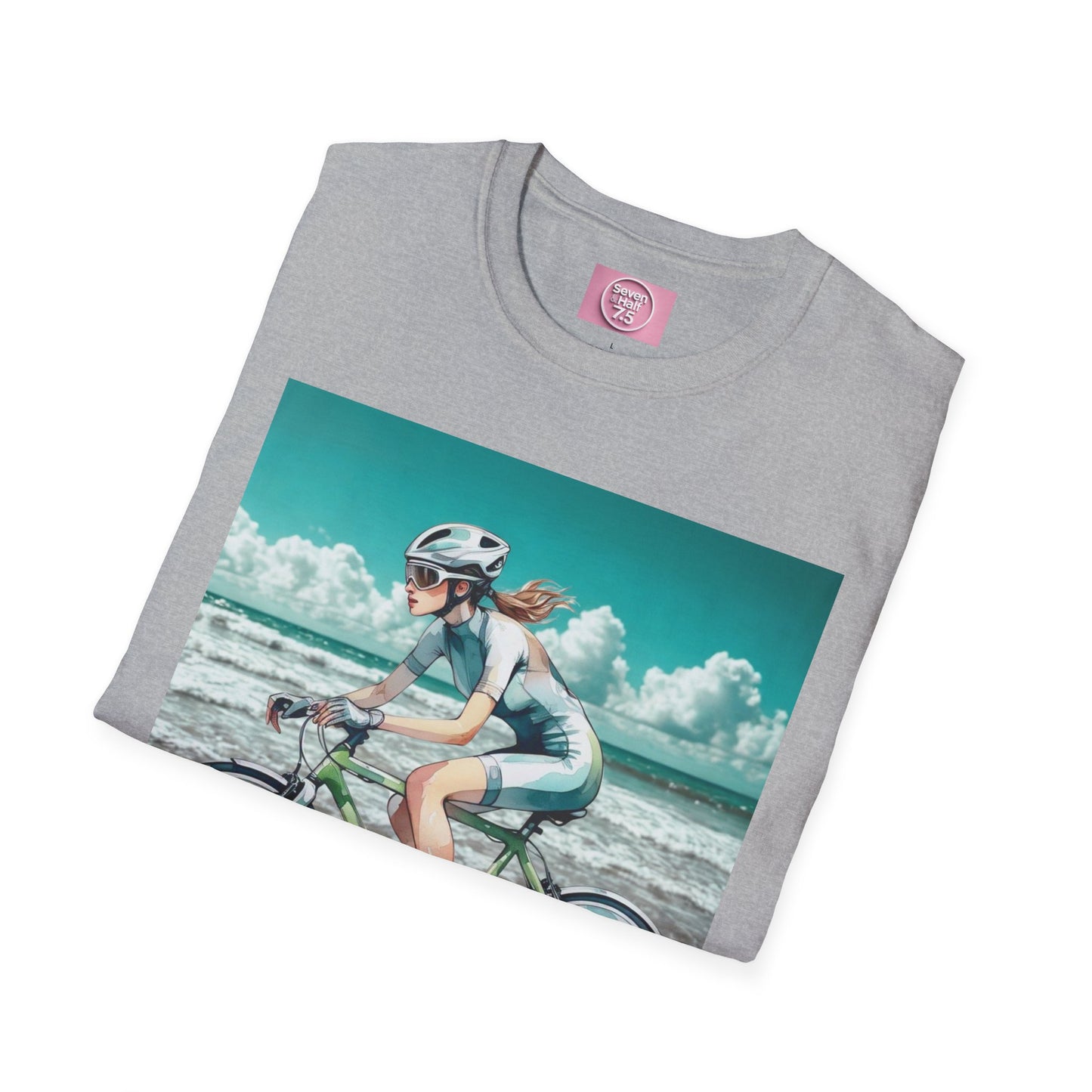 Beach Bike Ride Unisex Softstyle T-Shirt