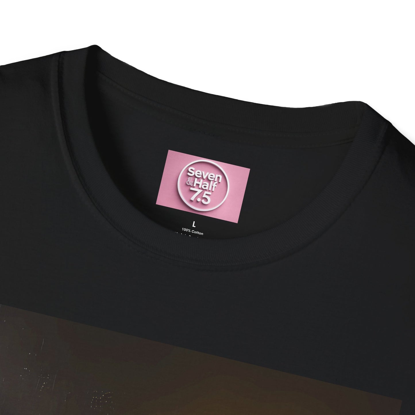 Artistic Guitarist Softstyle T-Shirt - Elegant Vintage Design
