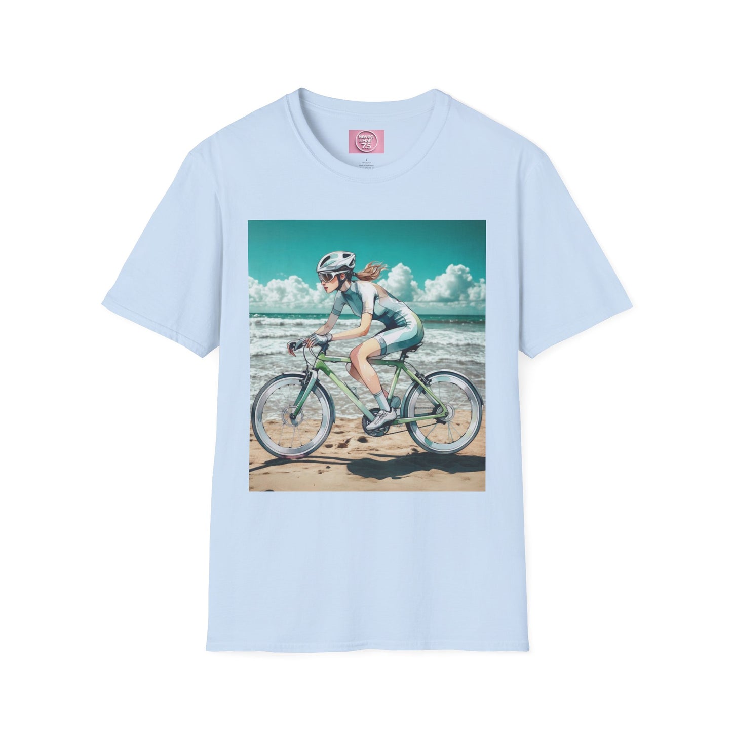 Beach Bike Ride Unisex Softstyle T-Shirt