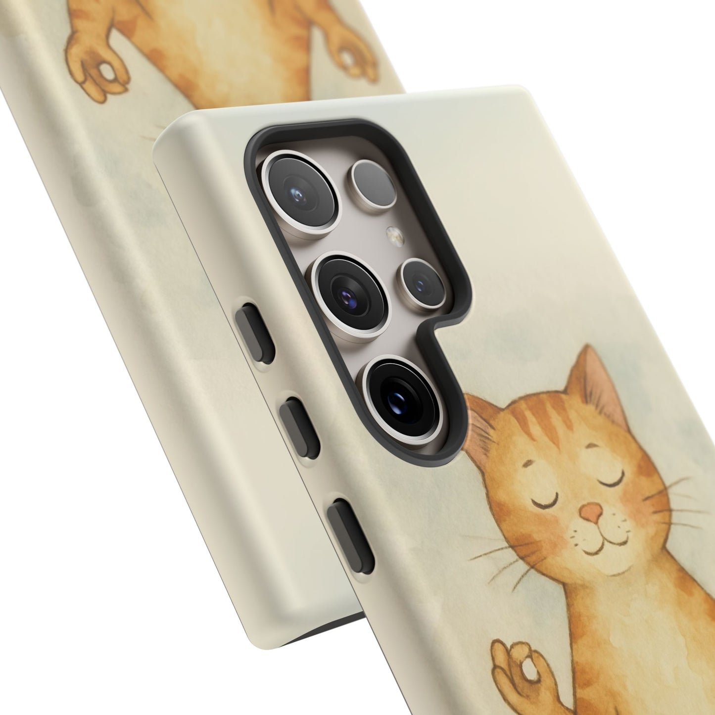 Zen Cat Phone Case - Tough & Stylish - Perfect for Cat Lovers
