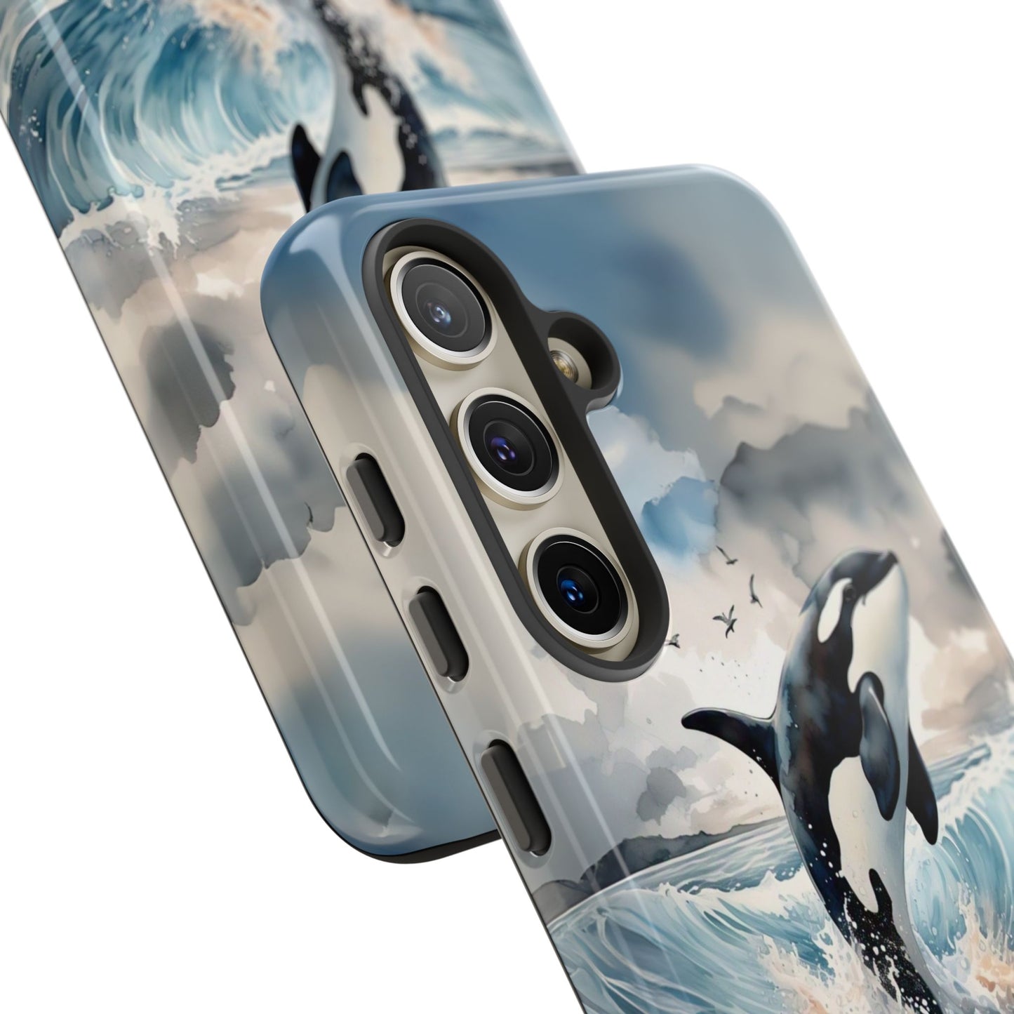 Whale Splash Phone Case - Tough & Stylish Ocean Design
