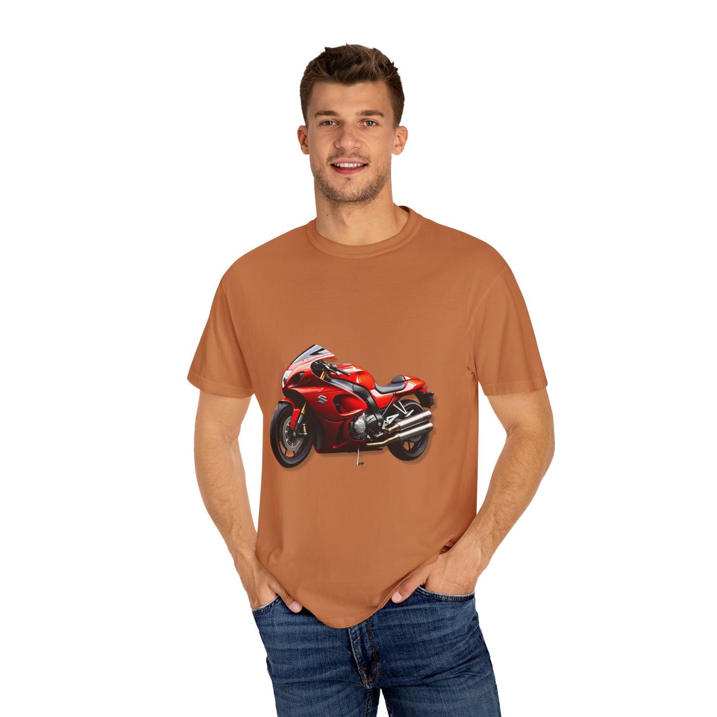 Biker Graphic Unisex T-Shirt - Vintage Motorcycle Design