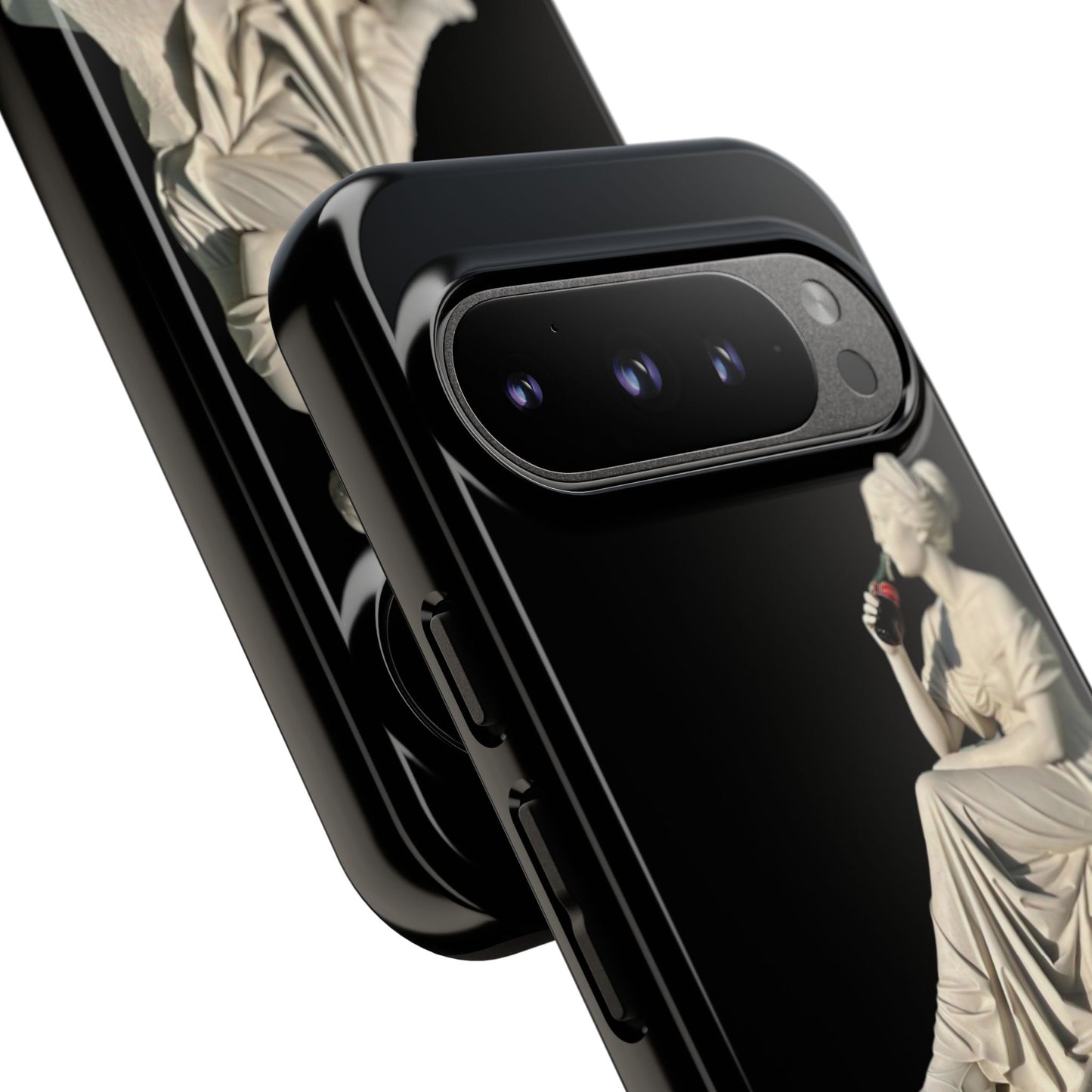 Elegant Phone Case - Stylish Tough Case with Sculpture Design