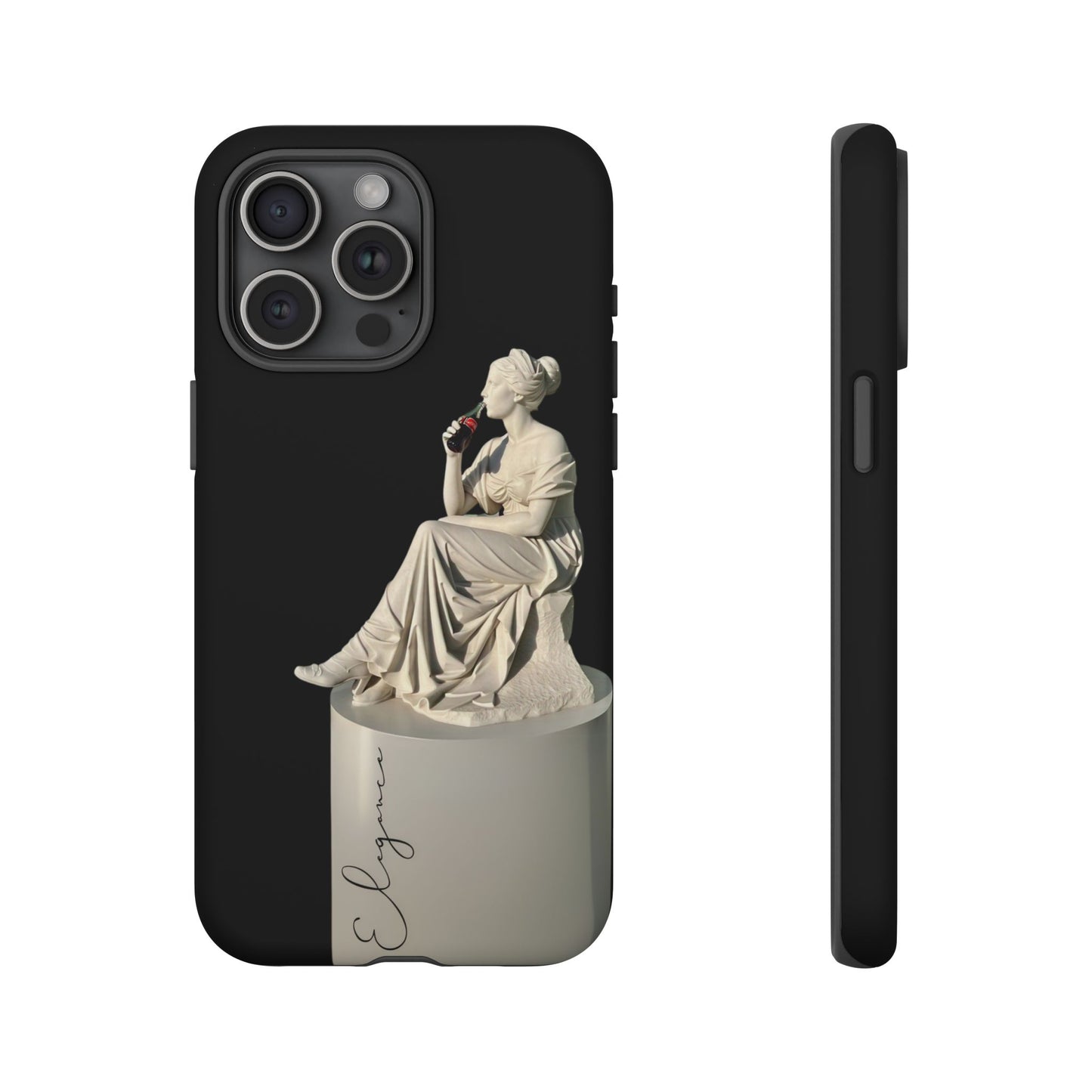 Elegant Phone Case - Stylish Tough Case with Sculpture Design