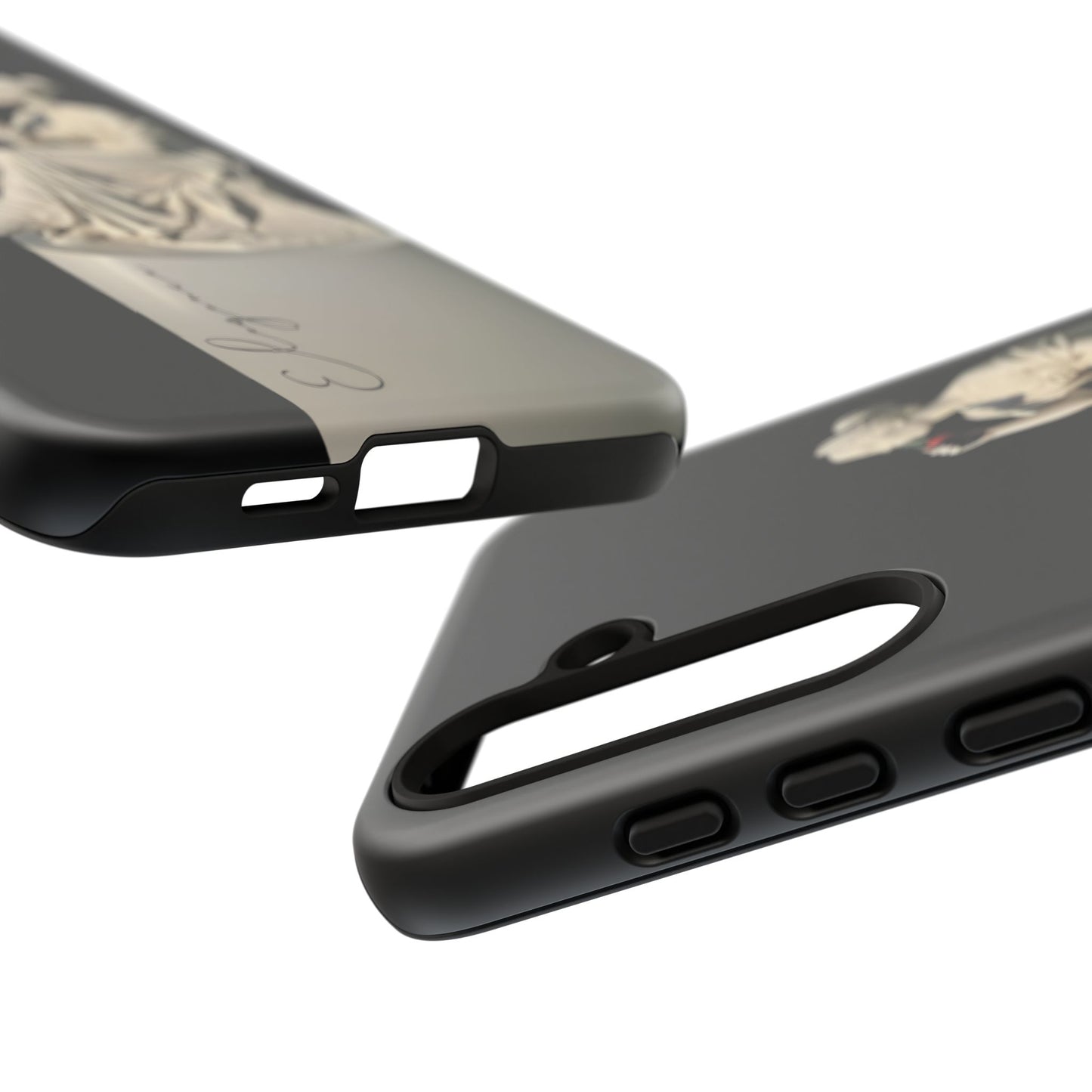 Elegant Phone Case - Stylish Tough Case with Sculpture Design