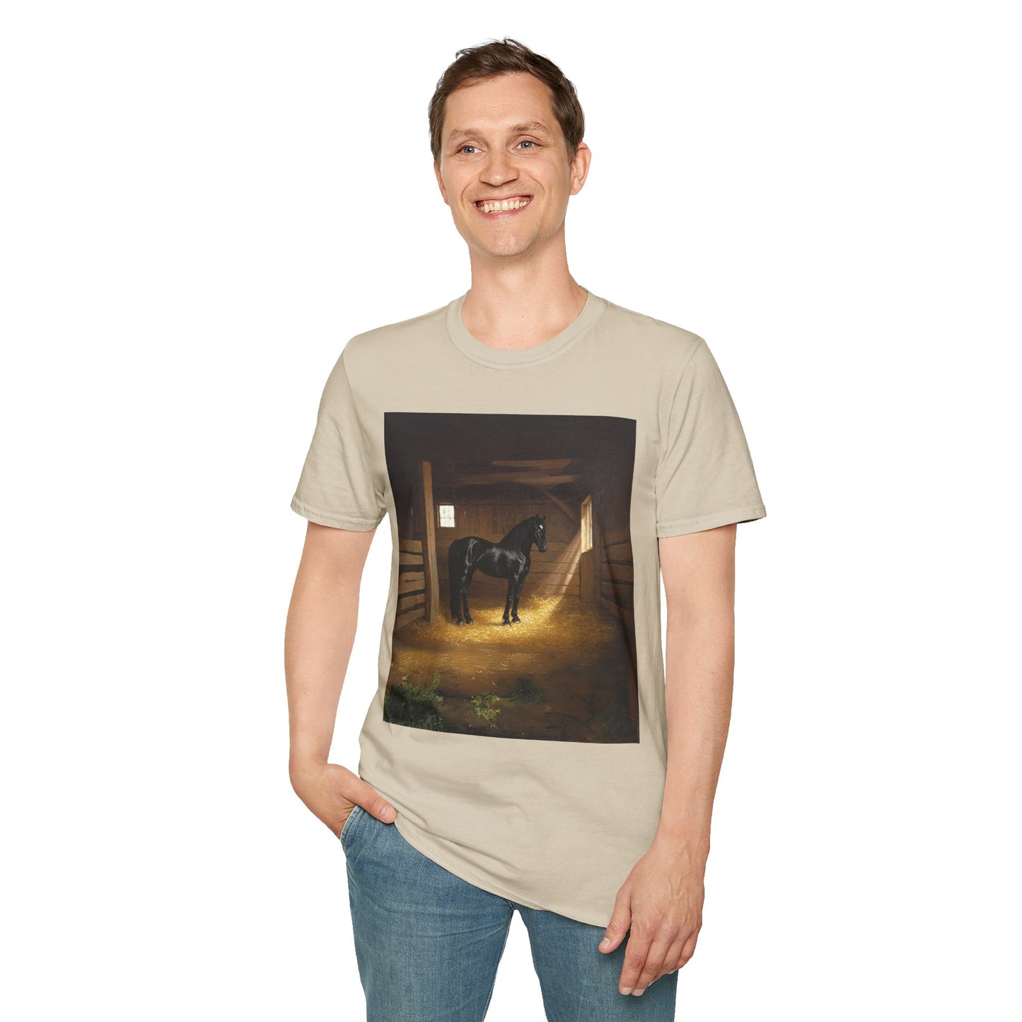 Equestrian Dreams Unisex Softstyle T-Shirt - Perfect for Horse Lovers