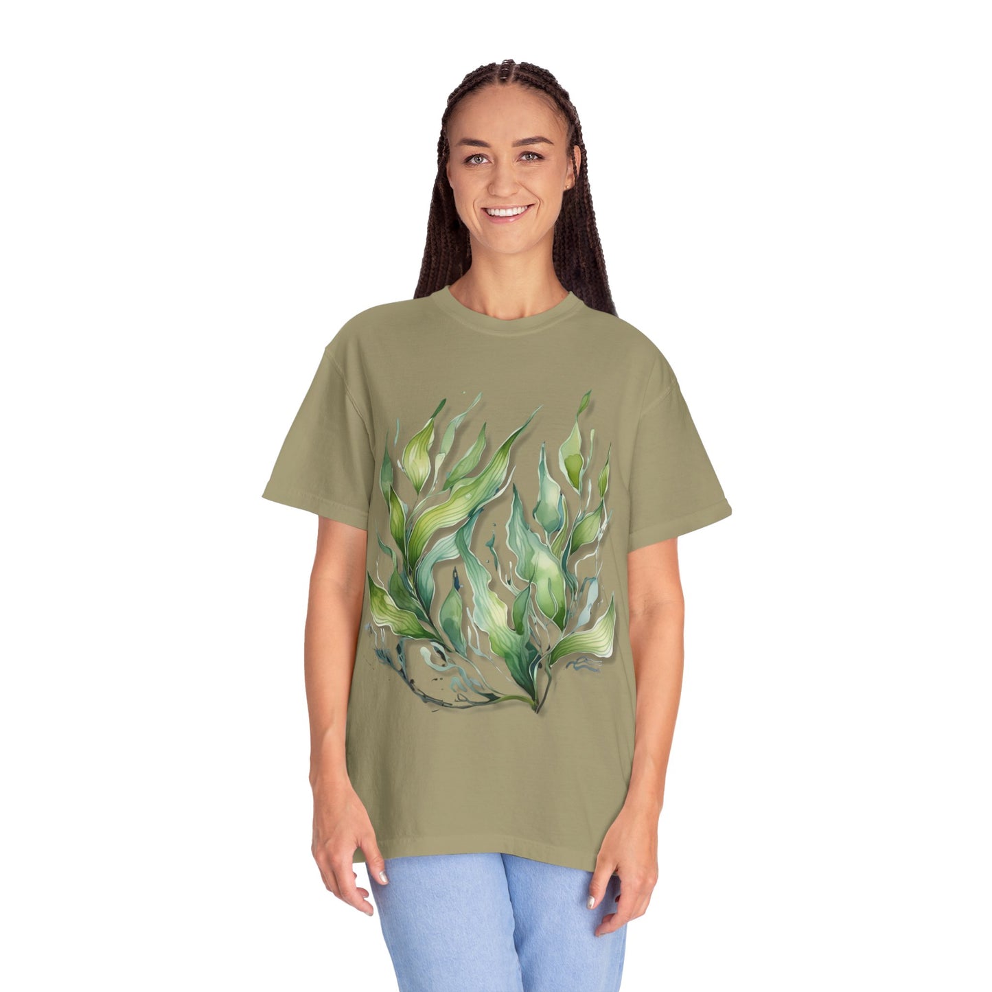 Eco-Friendly Seaweed Design T-Shirt for Nature Lovers
