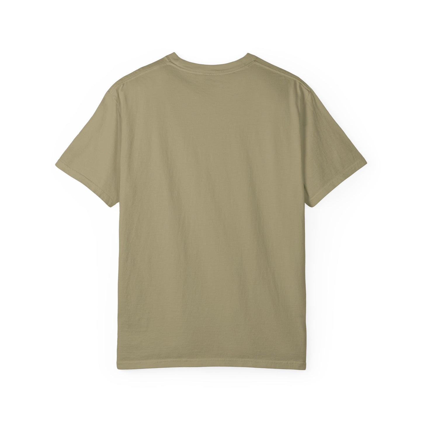 Stylish Unisex Garment-Dyed T-Shirt with Gold Paw Print Design - Perfect for Animal Lovers