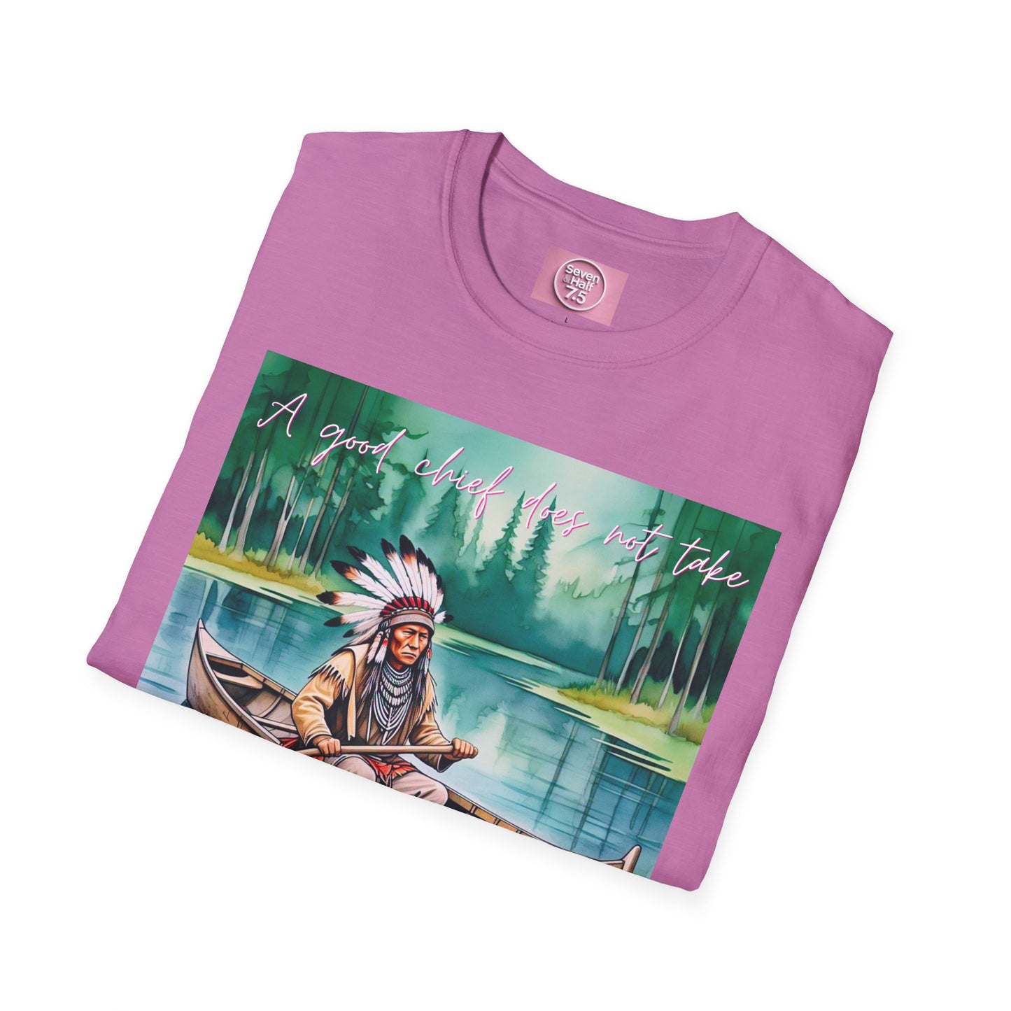 Adventure-Inspired Unisex Softstyle T-Shirt - Canoe Design
