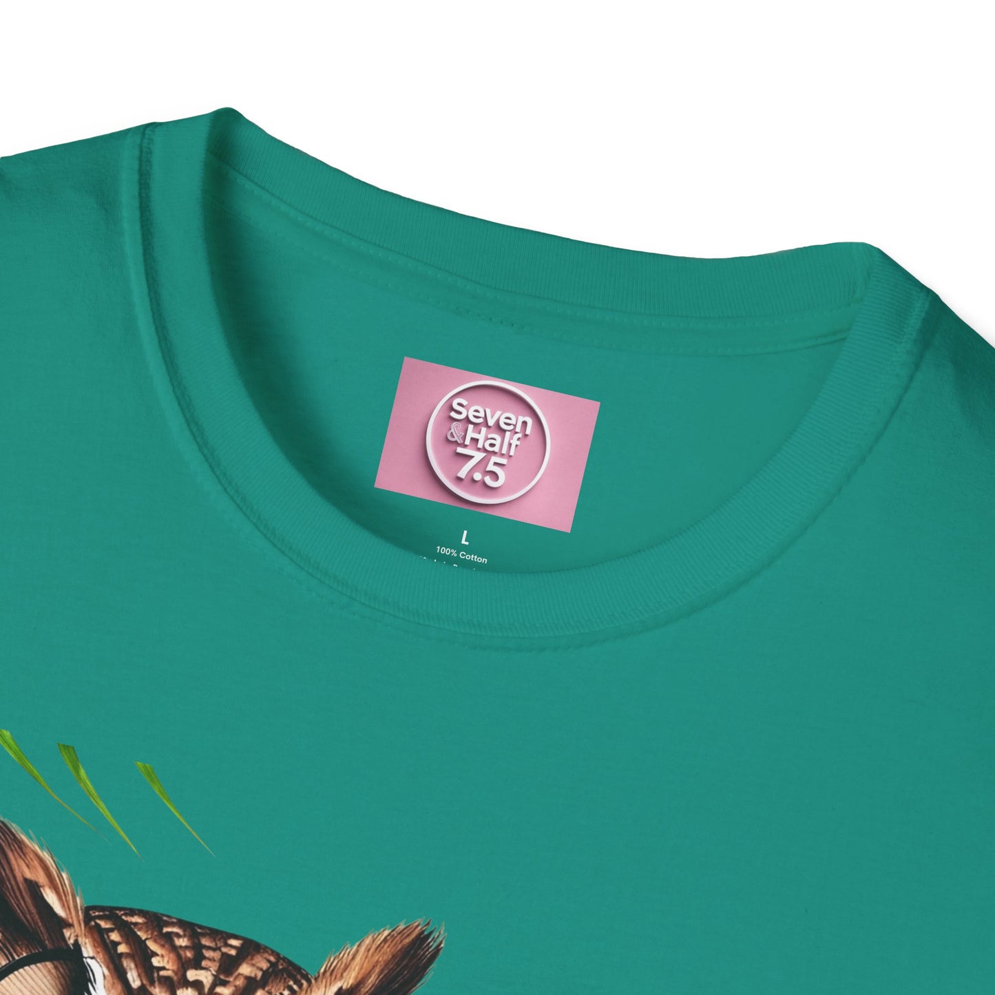 Wisdom Owl Unisex Softstyle T-Shirt - Inspirational Nature Tee