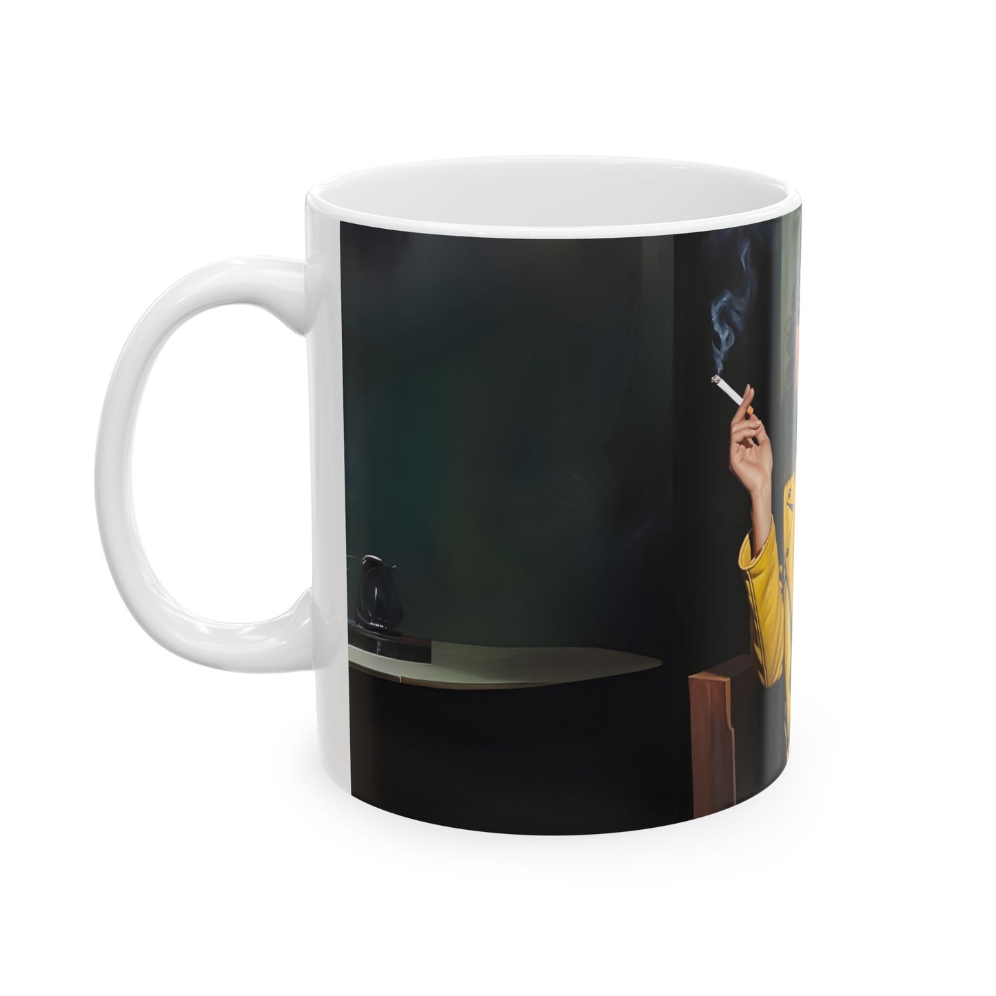 Ceramic Mug with Retro Model Design | Perfect for Coffee Lovers & Gifts