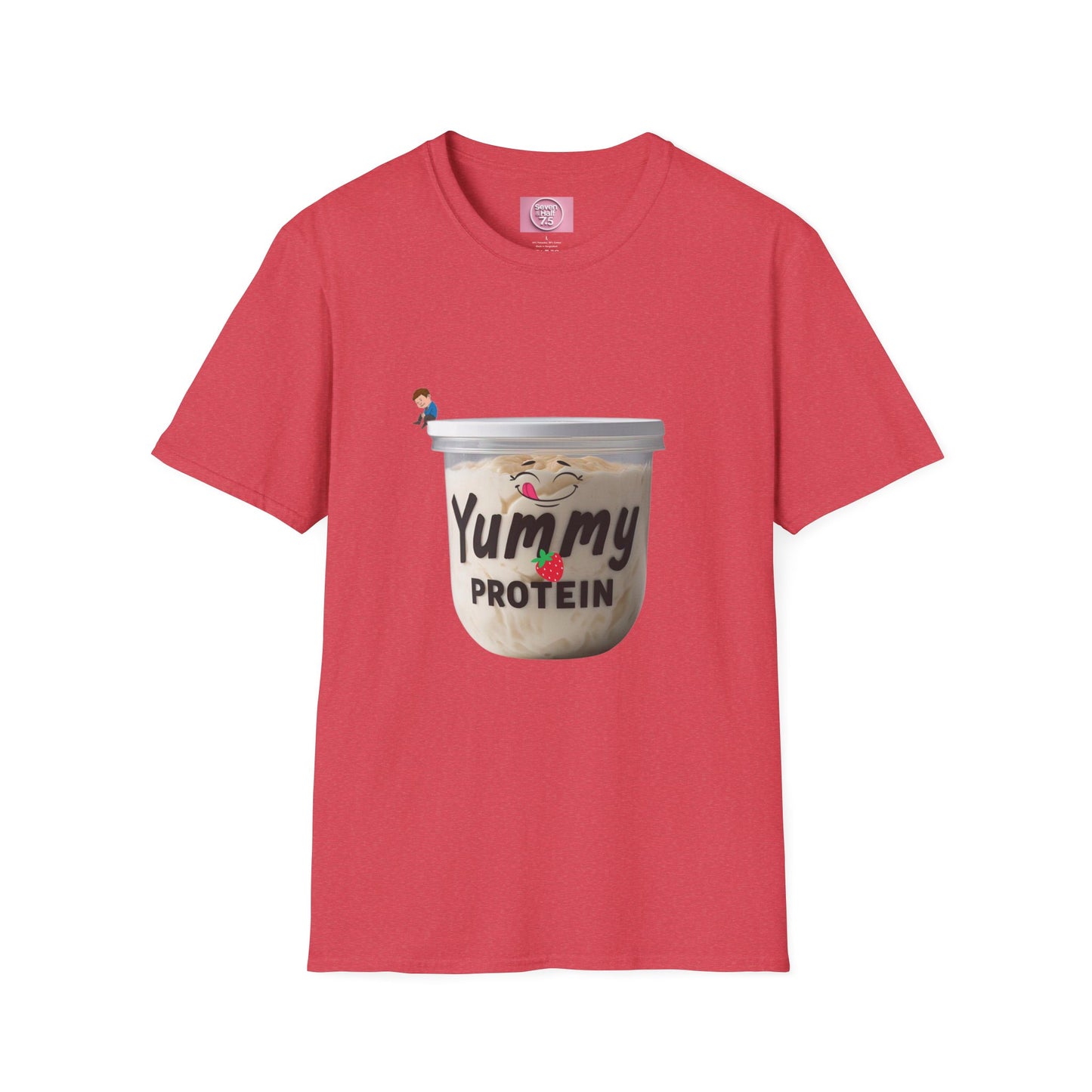 Yummy Protein Unisex Softstyle T-Shirt - Fun Fitness Apparel