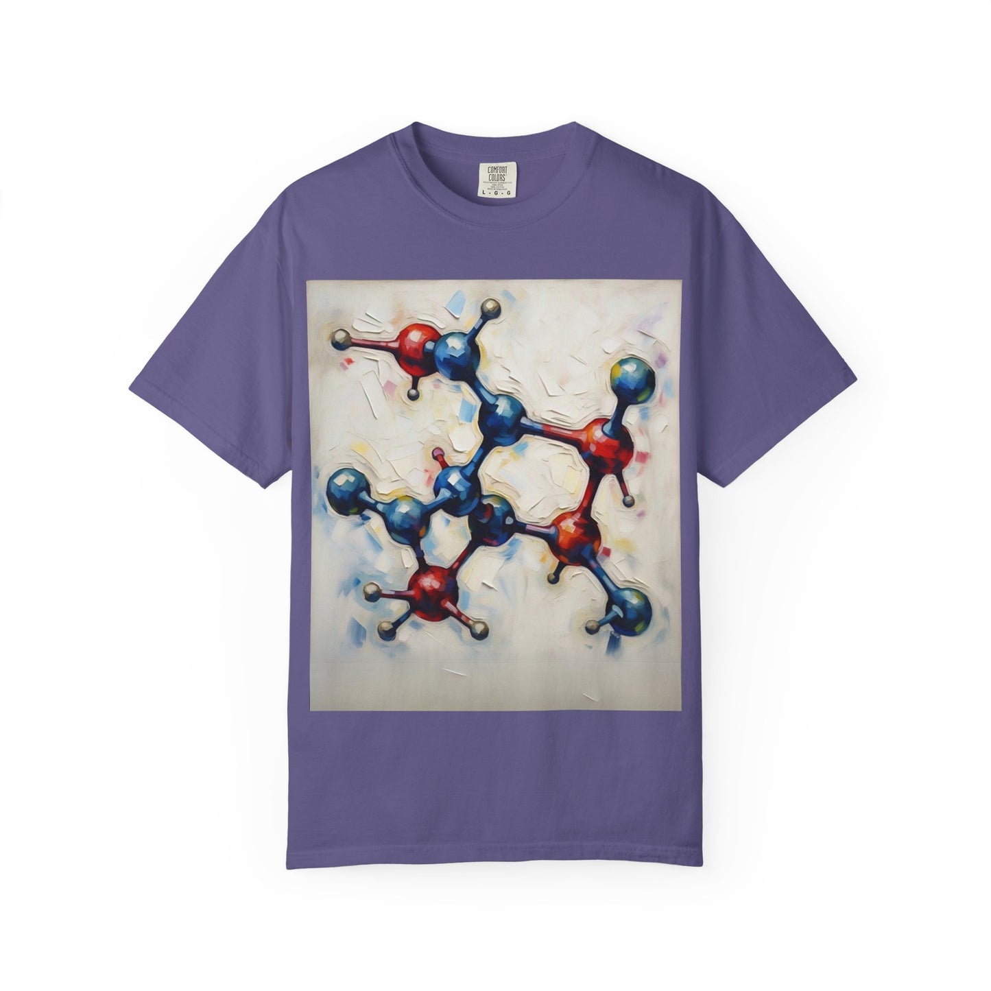 Unisex Artistic Molecule T-Shirt | Science-Inspired Design