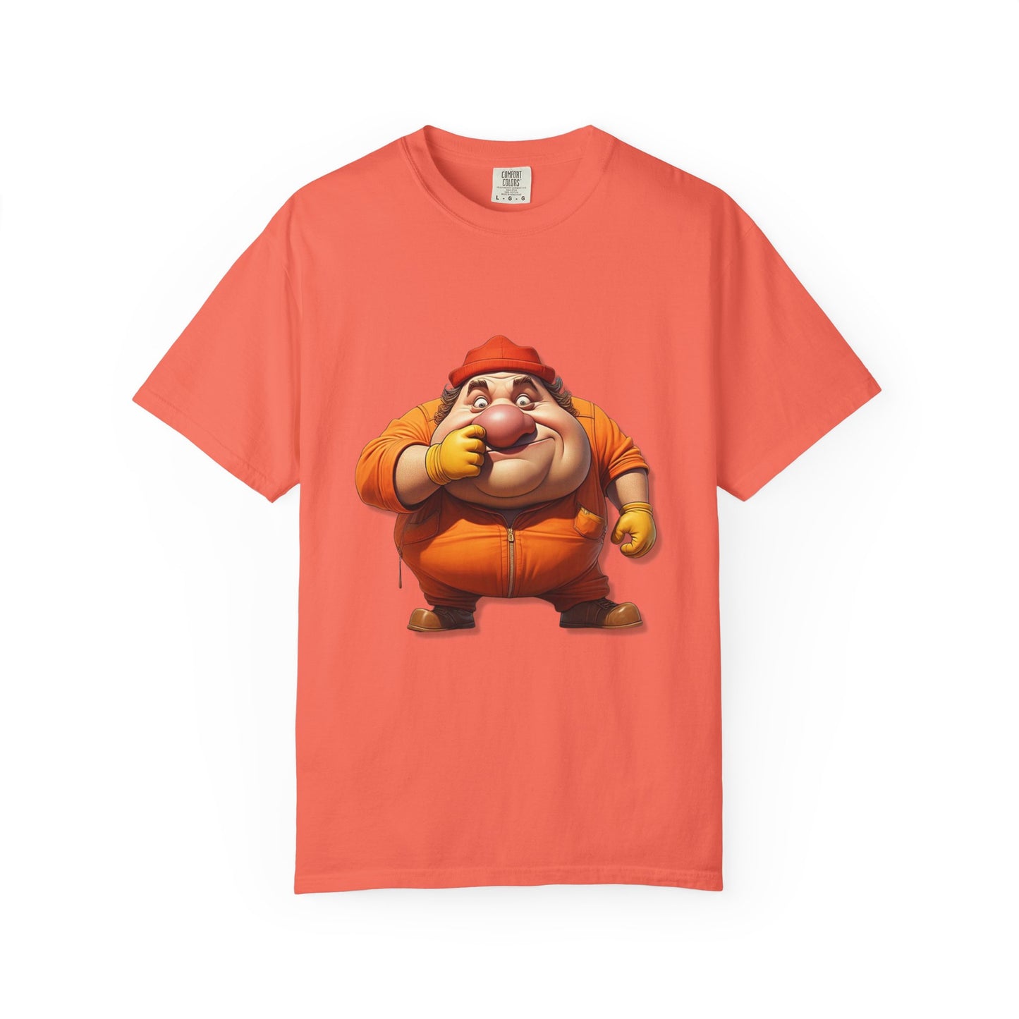 Fun Cartoon Character Unisex Garment-Dyed T-Shirt