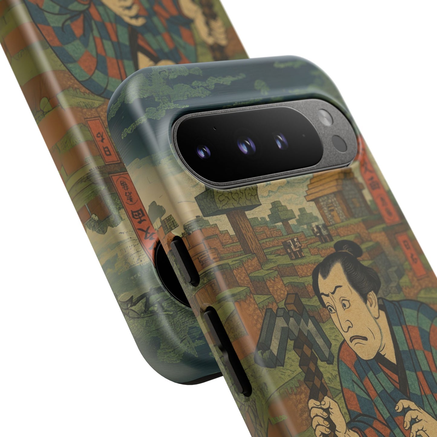 Tough Cases - Japanese Art Phone Case with Warrior Design