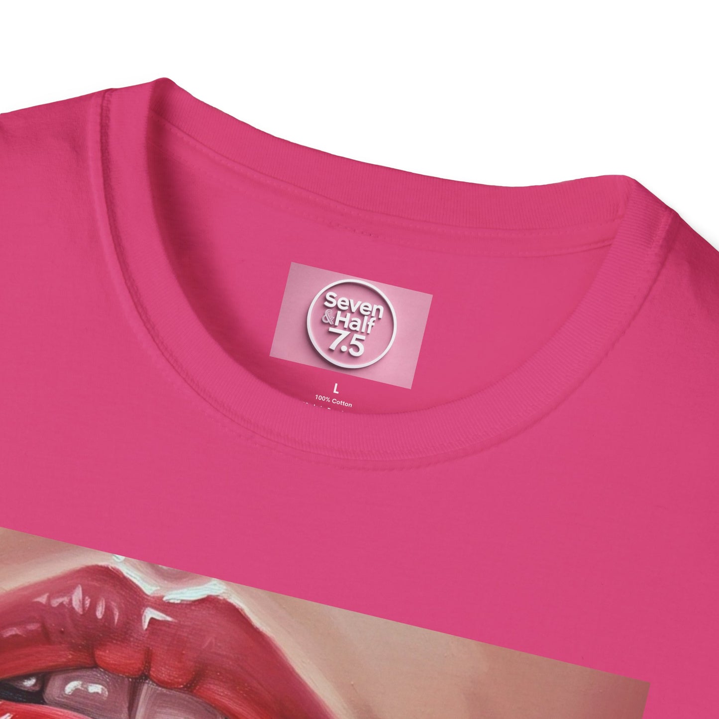 Fire Lips Women's Softstyle T-Shirt - Bold Art for Confident Expressions