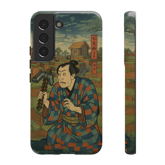 Tough Cases - Japanese Art Phone Case with Warrior Design