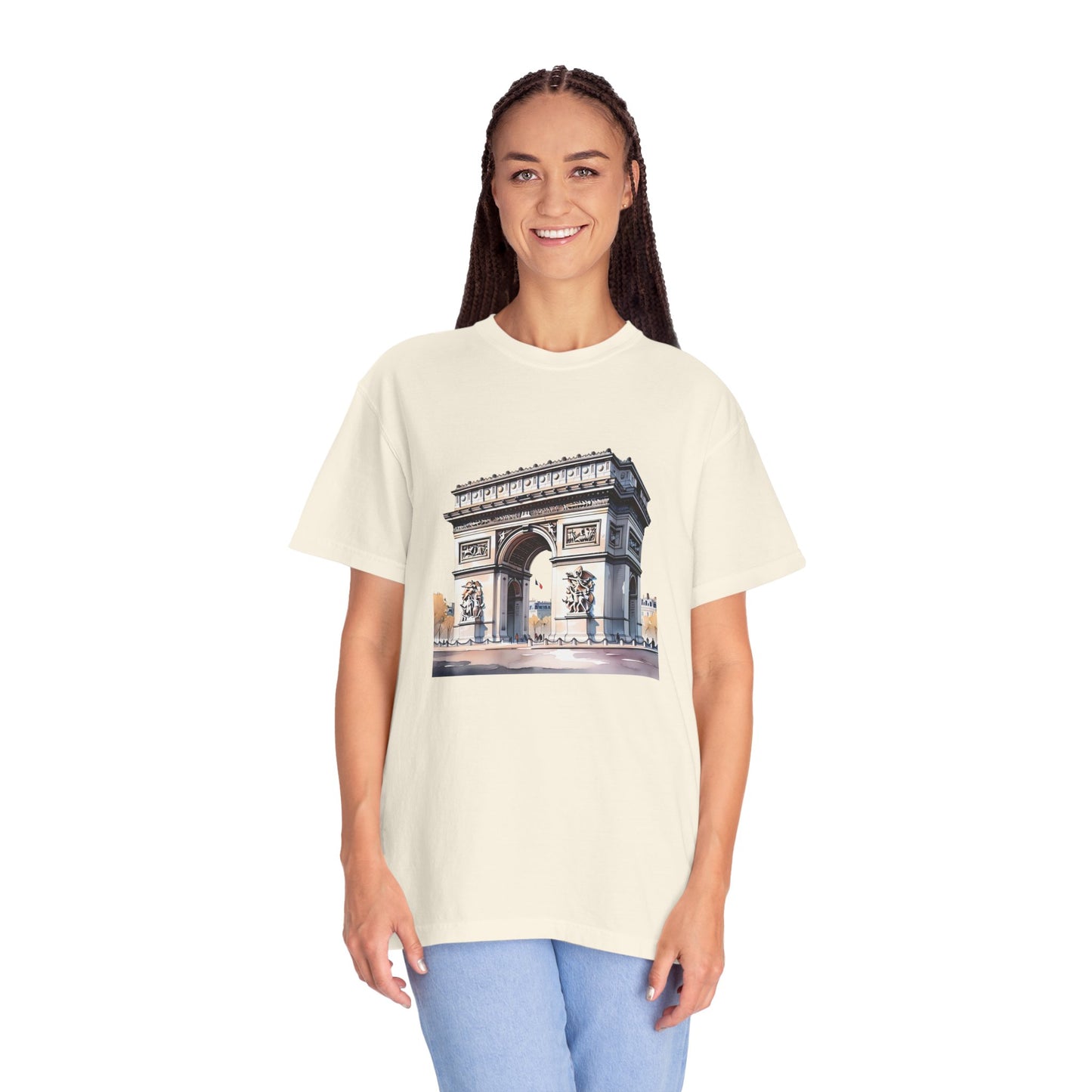 Arc de Triomphe Graphic Unisex T-Shirt - Stylish and Comfortable Casual Wear