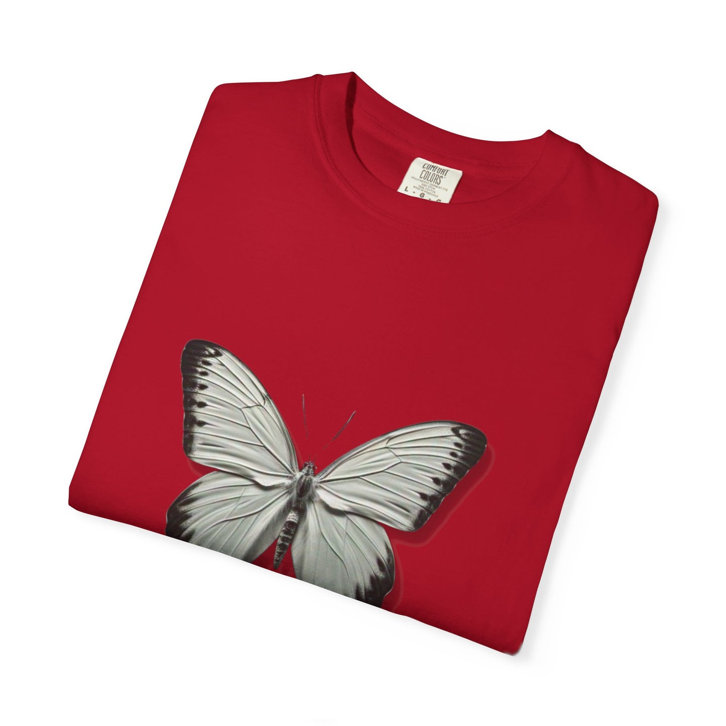 Butterfly Unisex Garment-Dyed T-Shirt – Nature-Inspired Casual Wear