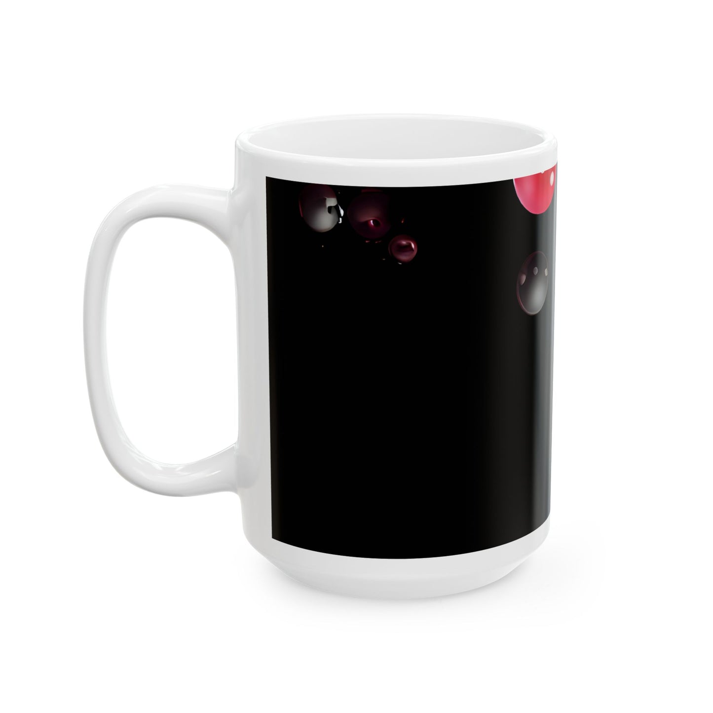 Artistic Bubble Gum Ceramic Mug - Unique Coffee Cup for Trendsetters