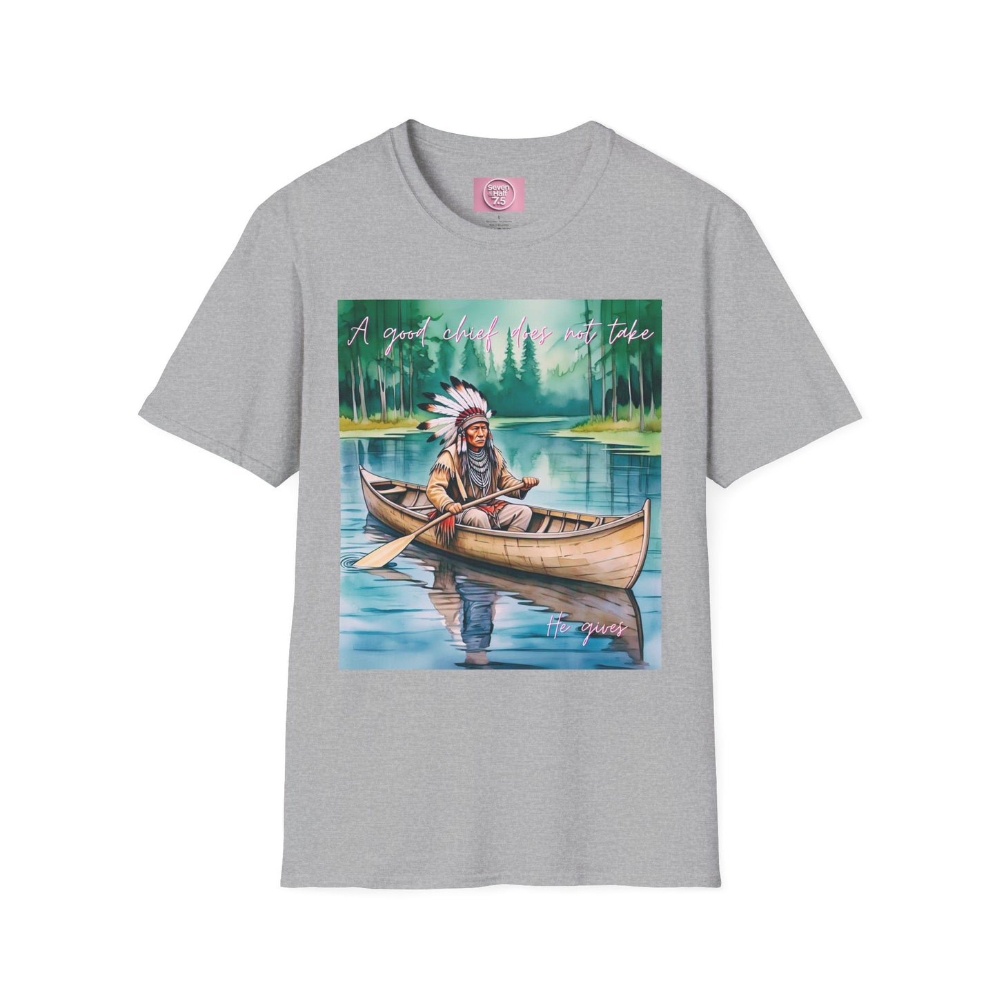 Adventure-Inspired Unisex Softstyle T-Shirt - Canoe Design