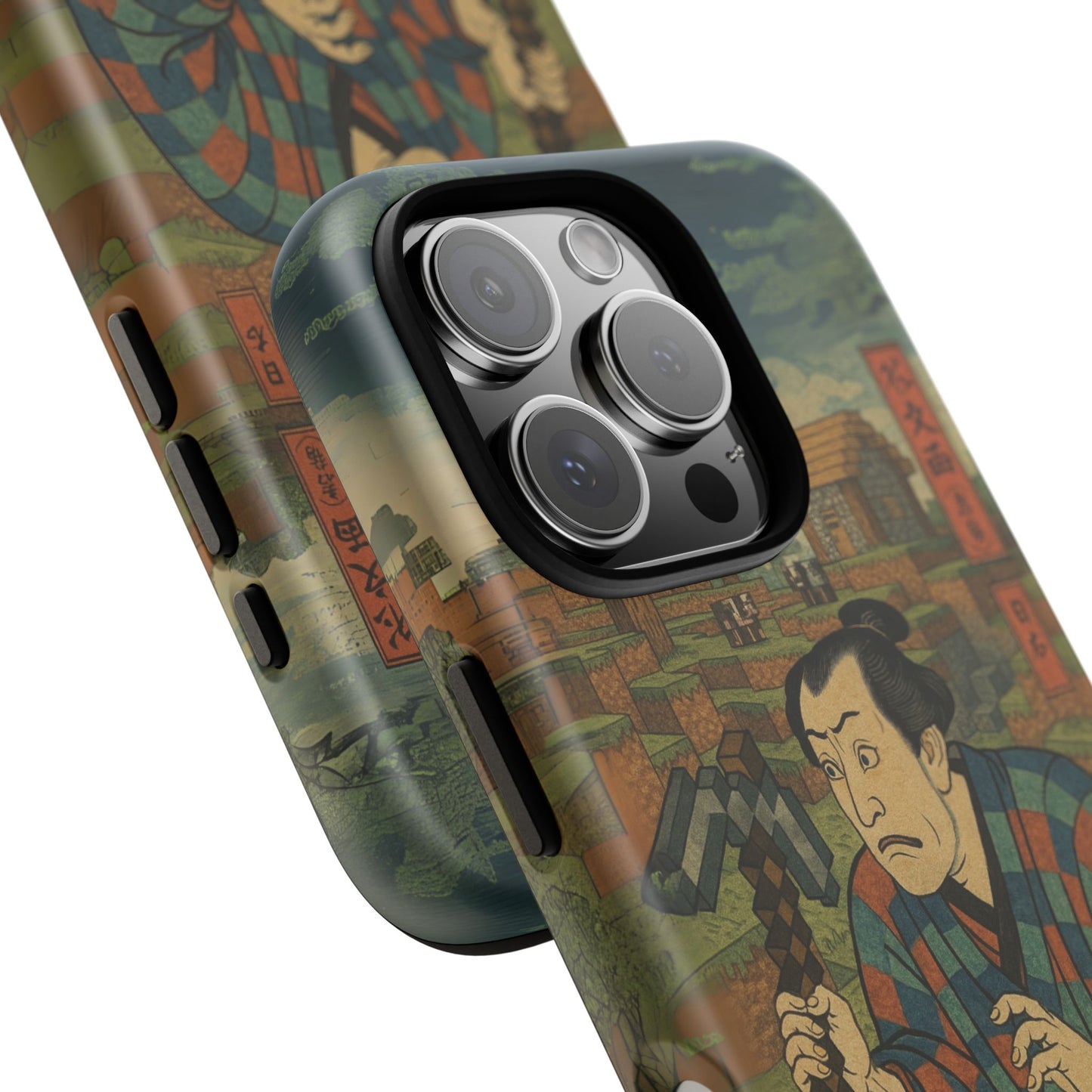 Tough Cases - Japanese Art Phone Case with Warrior Design