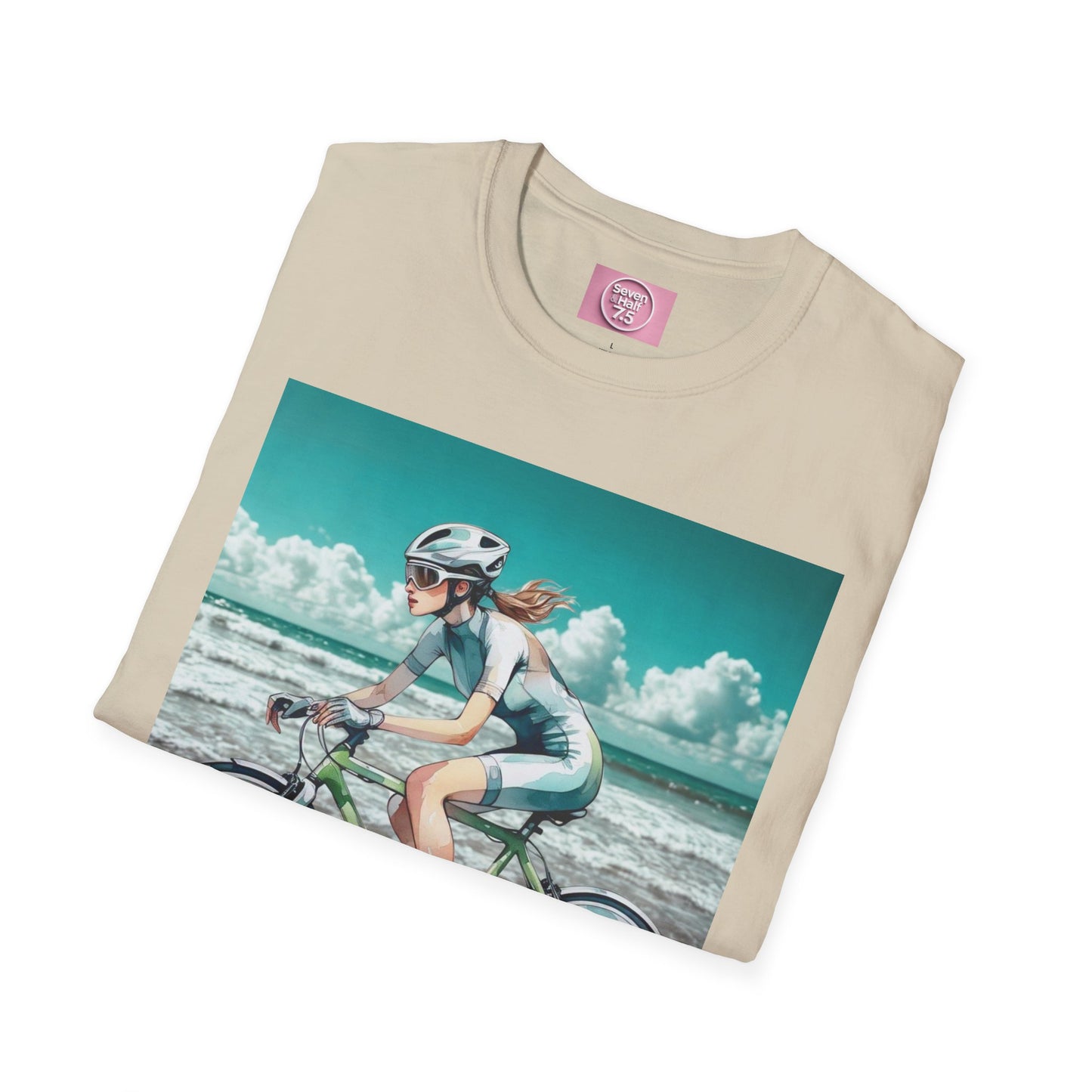 Beach Bike Ride Unisex Softstyle T-Shirt