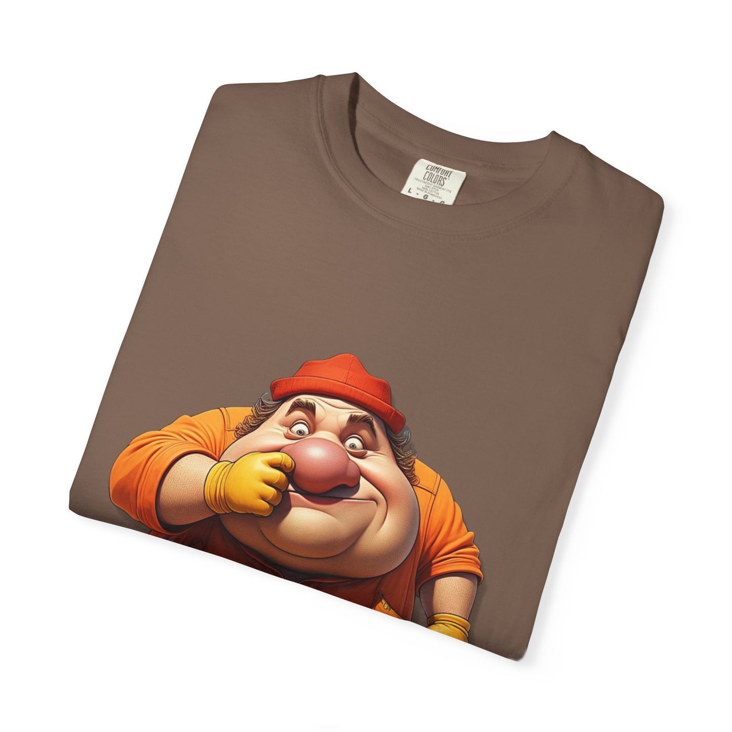 Fun Cartoon Character Unisex Garment-Dyed T-Shirt