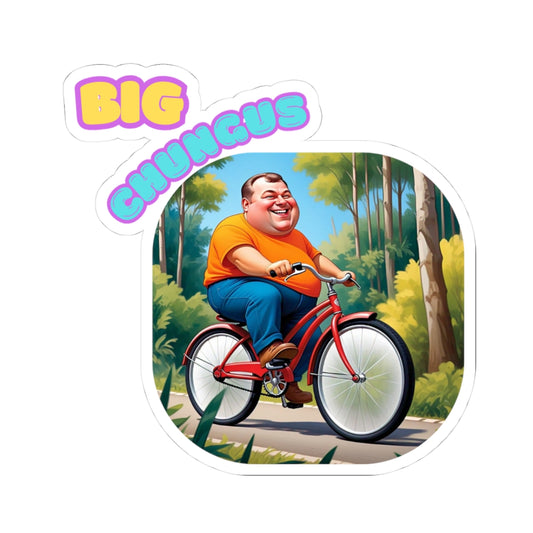 Big Chungus Kiss-Cut Stickers | Fun Vinyl Decals for Laptops & Hydration