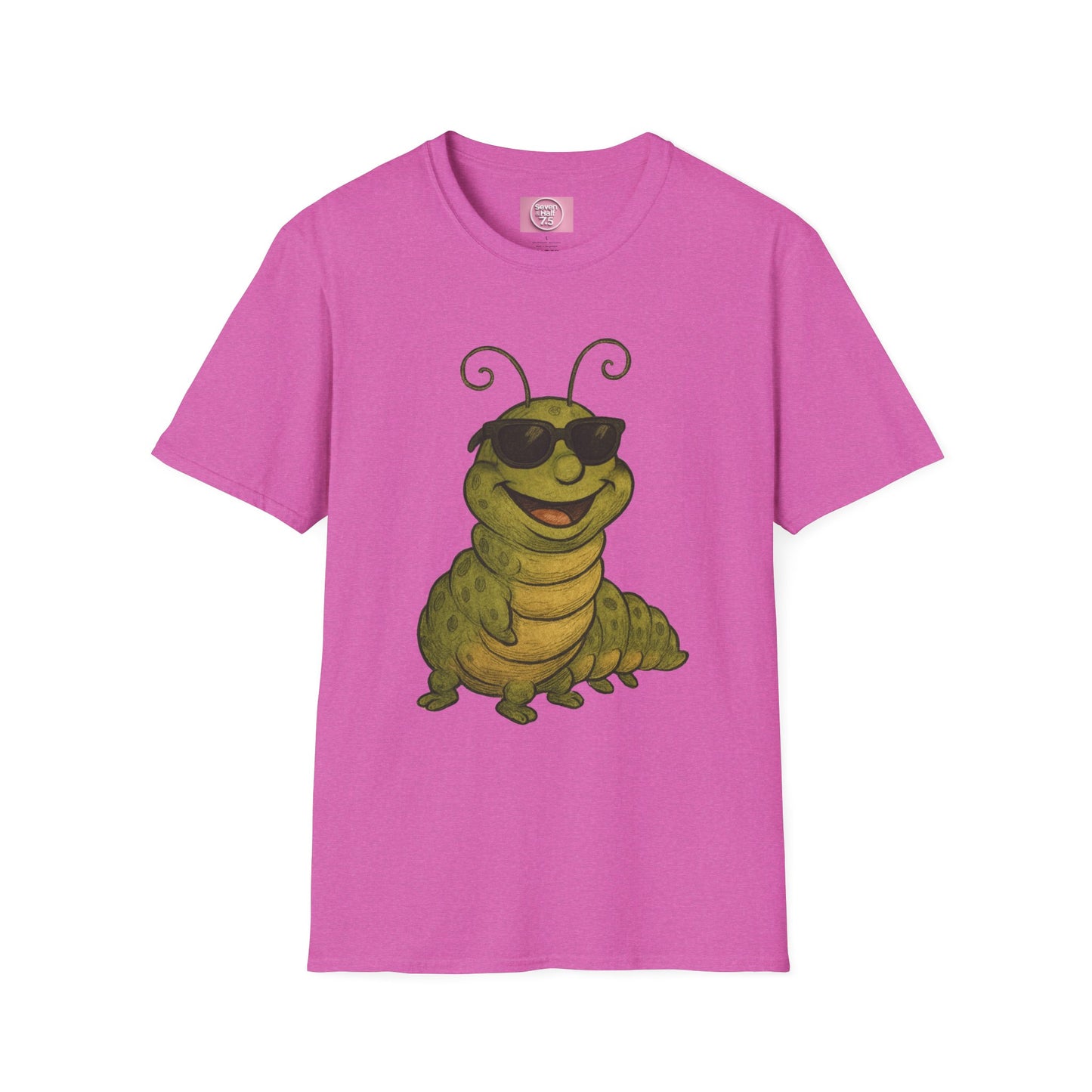 Cool Caterpillar Unisex Softstyle T-Shirt - Fun Graphic Tee for Kids and Adults
