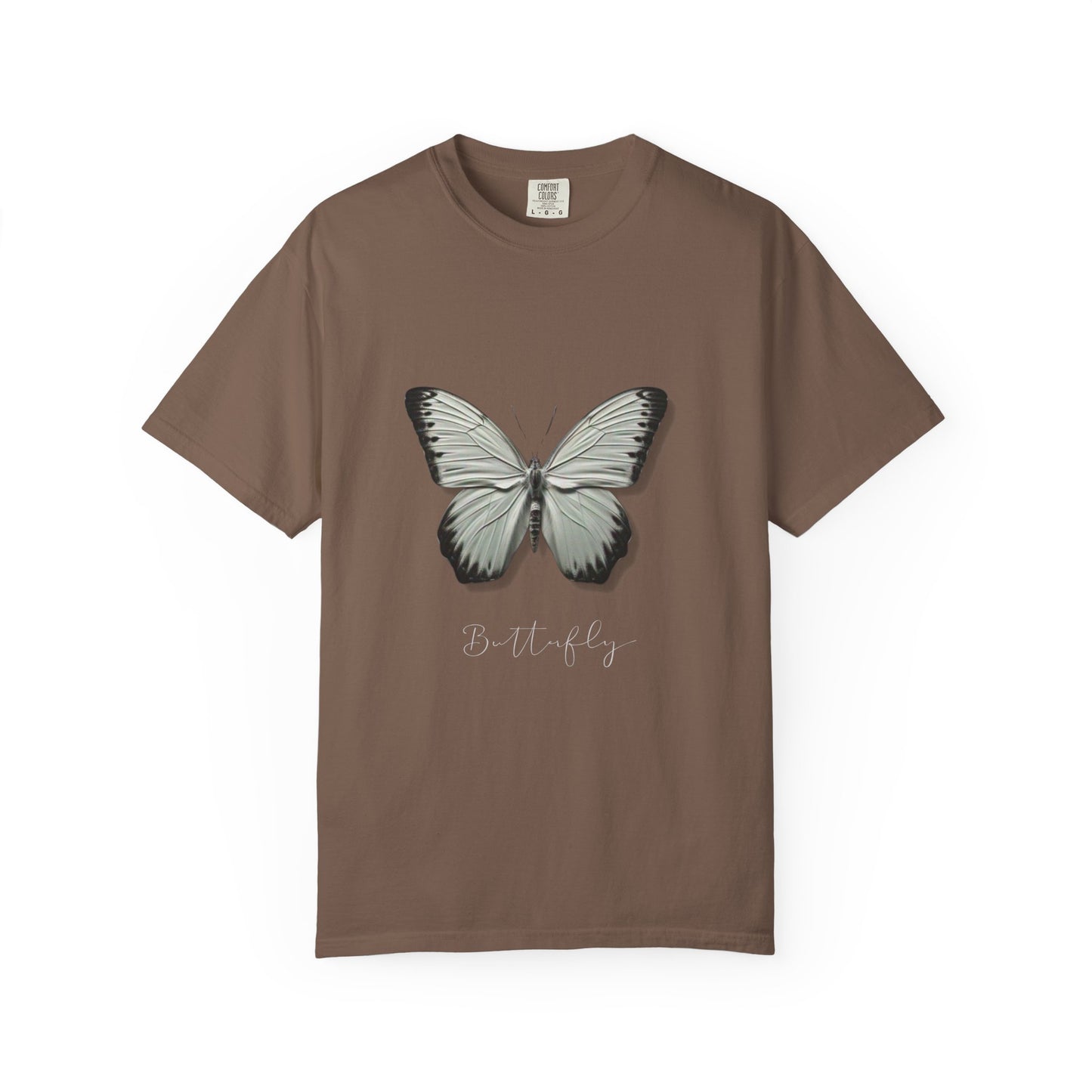 Butterfly Unisex Garment-Dyed T-Shirt – Nature-Inspired Casual Wear