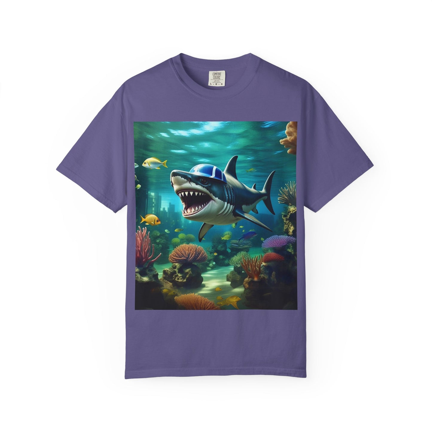 Marine Adventure Unisex T-Shirt - Shark Graphic Design