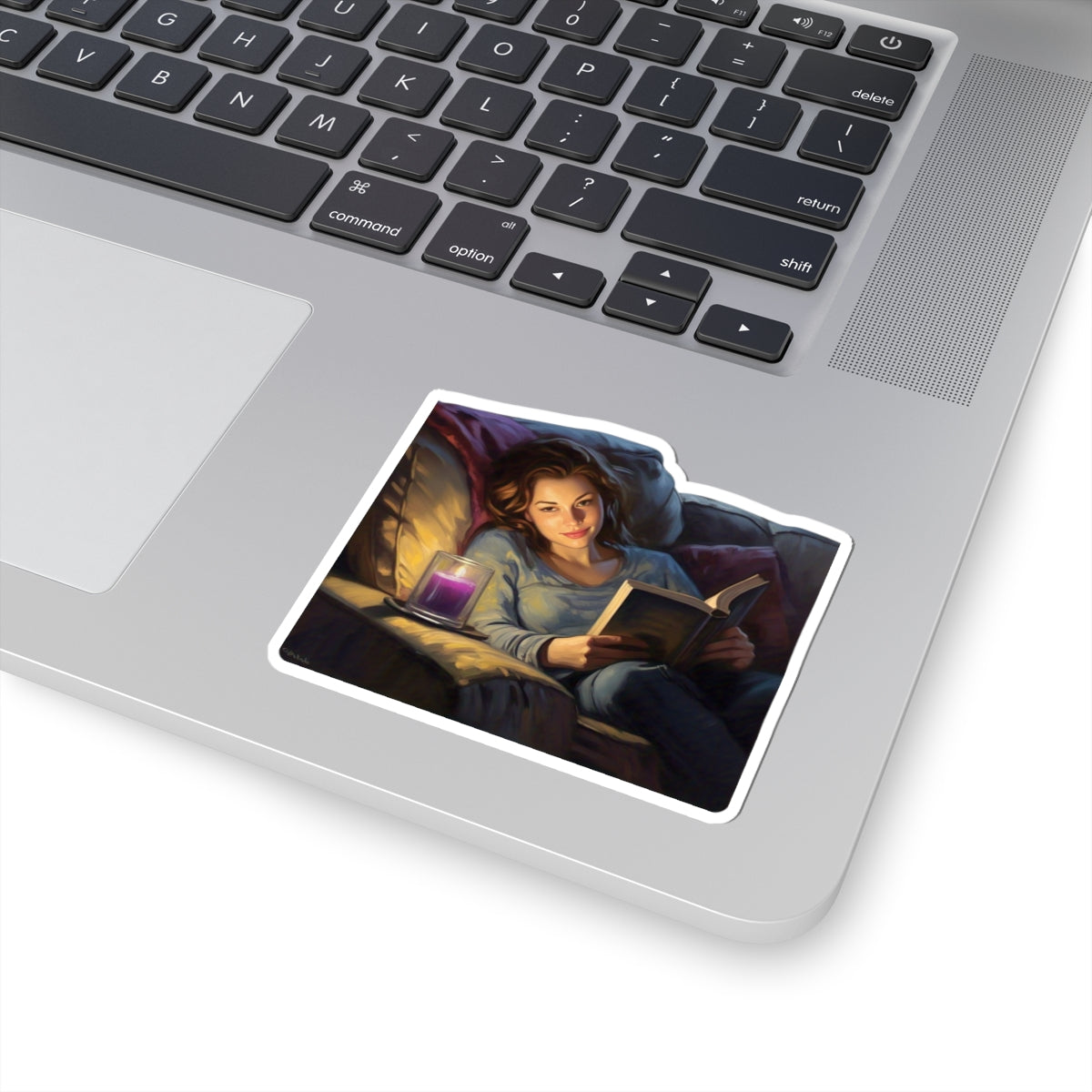 Cozy Reading Kiss-Cut Stickers - Perfect for Book Lovers & Self-Care Vibes