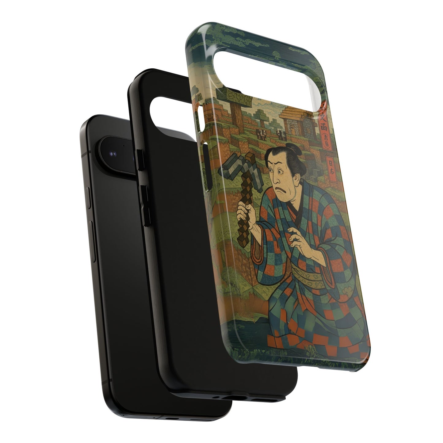 Tough Cases - Japanese Art Phone Case with Warrior Design