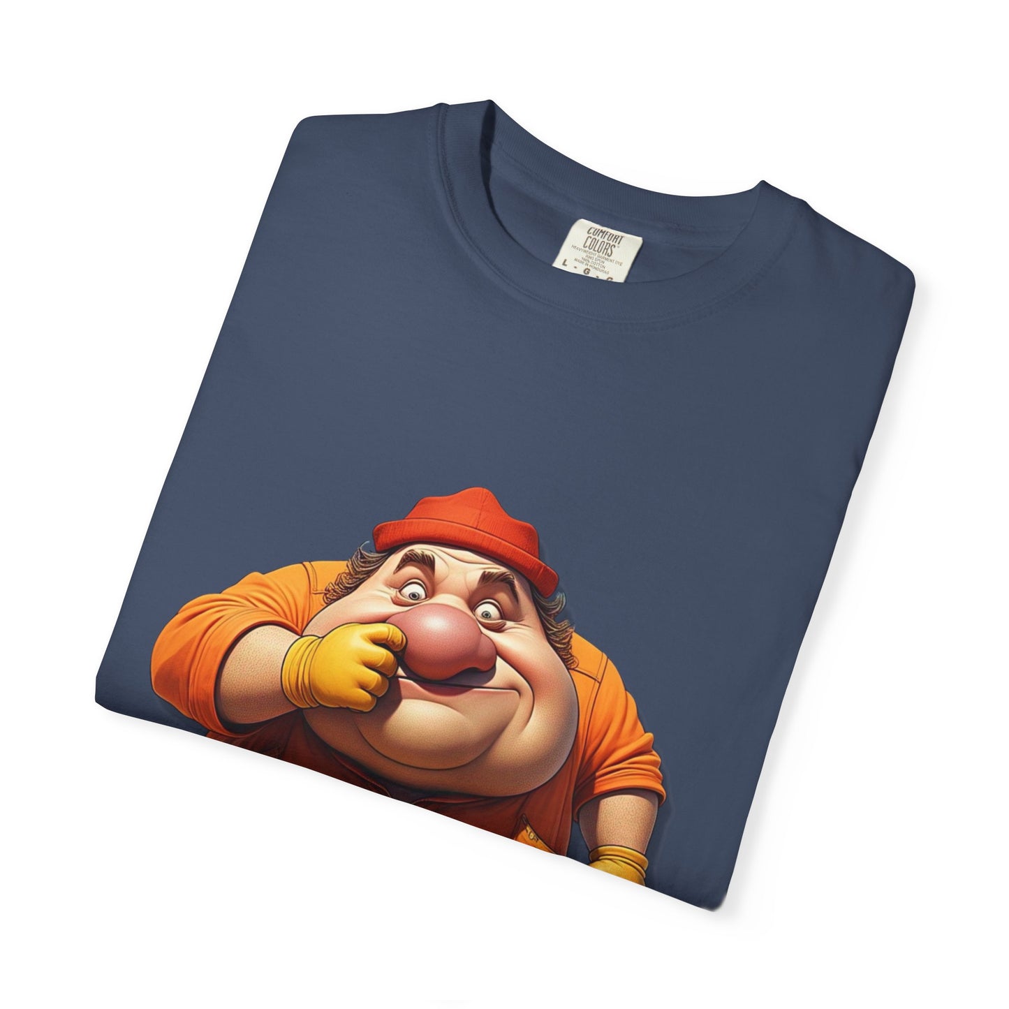 Fun Cartoon Character Unisex Garment-Dyed T-Shirt