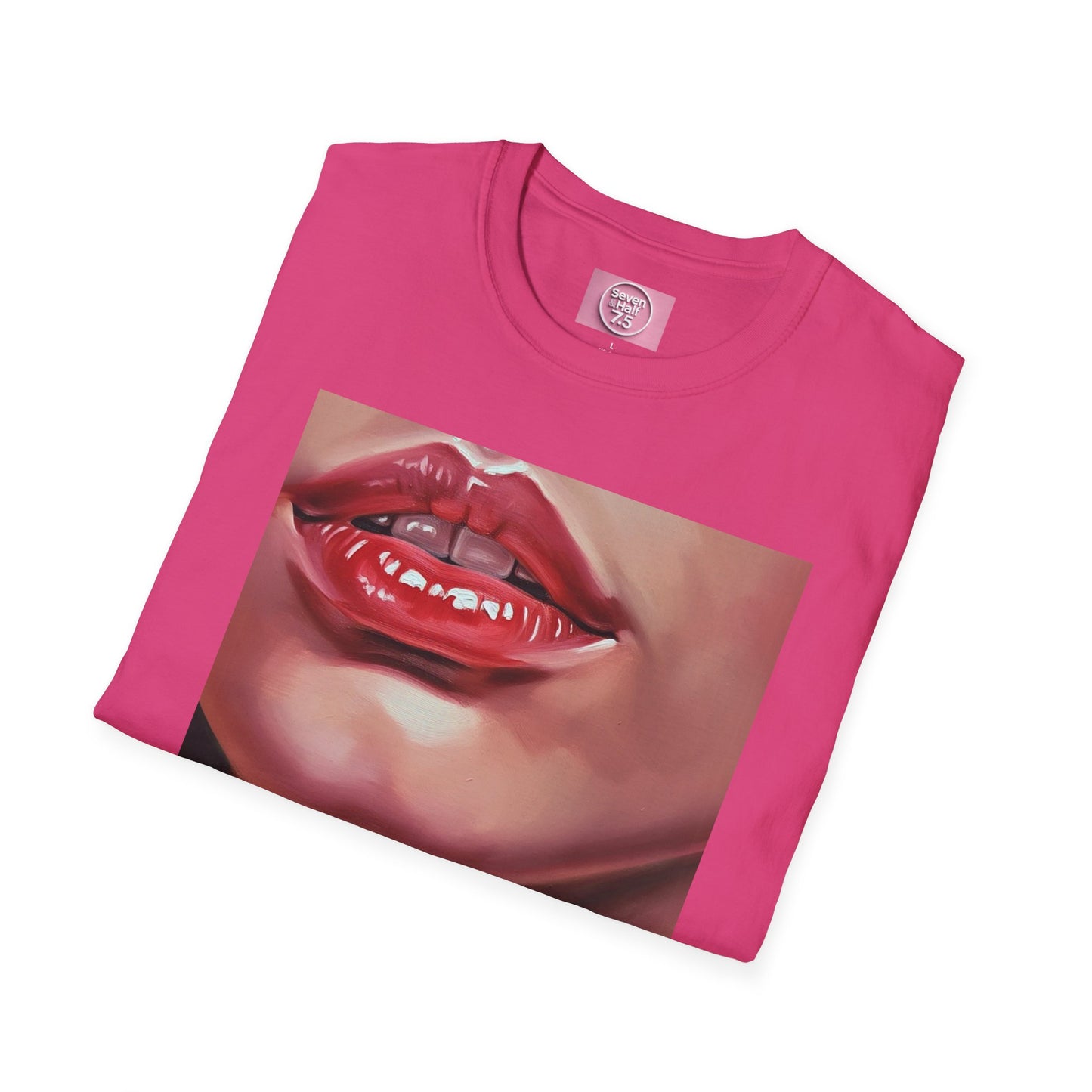 Fire Lips Women's Softstyle T-Shirt - Bold Art for Confident Expressions