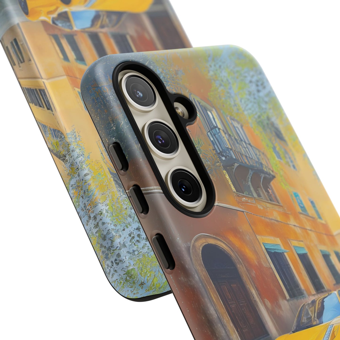 Ferrari Yellow Tough Phone Case - Stylish and Durable