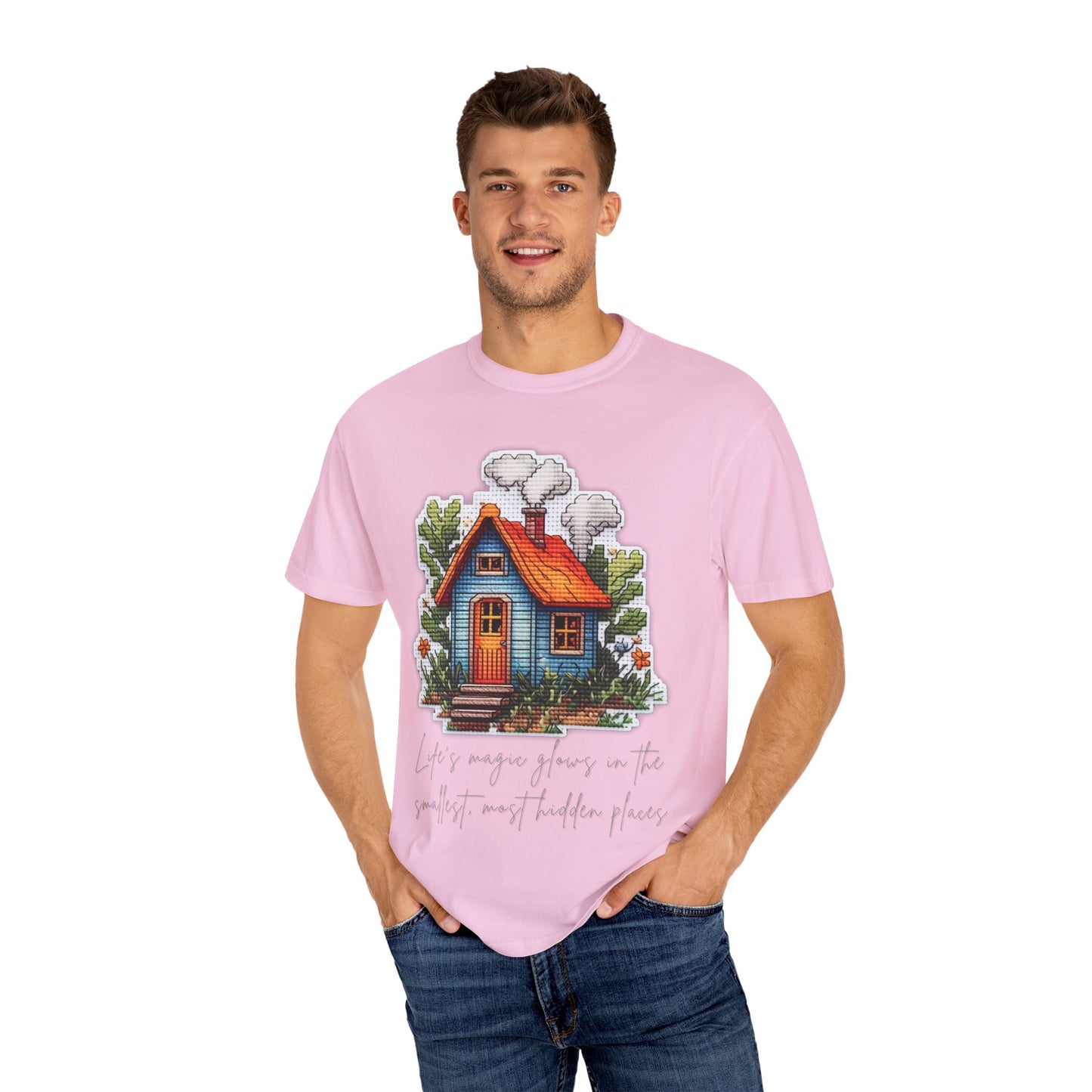 Magical Cottage T-Shirt - Garment-Dyed Unisex Tee