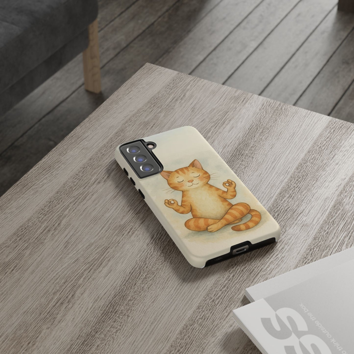 Zen Cat Phone Case - Tough & Stylish - Perfect for Cat Lovers
