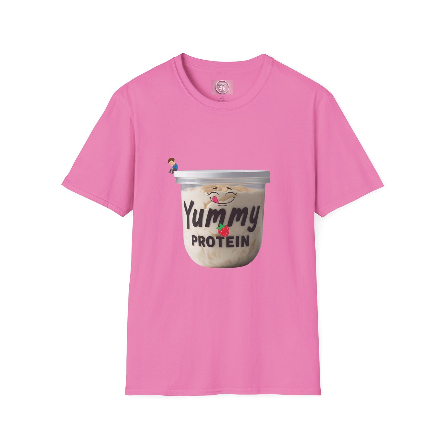 Yummy Protein Unisex Softstyle T-Shirt - Fun Fitness Apparel