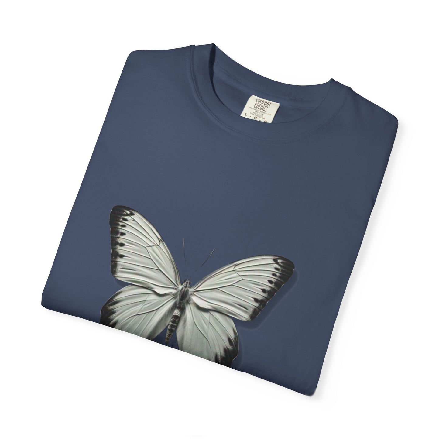 Butterfly Unisex Garment-Dyed T-Shirt – Nature-Inspired Casual Wear